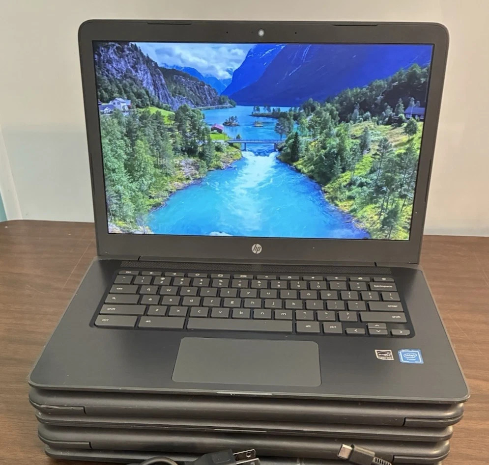 Lot of 5 HP G5 14 Chromebook N3350 1.10Hz 16GB 4GB Webcam