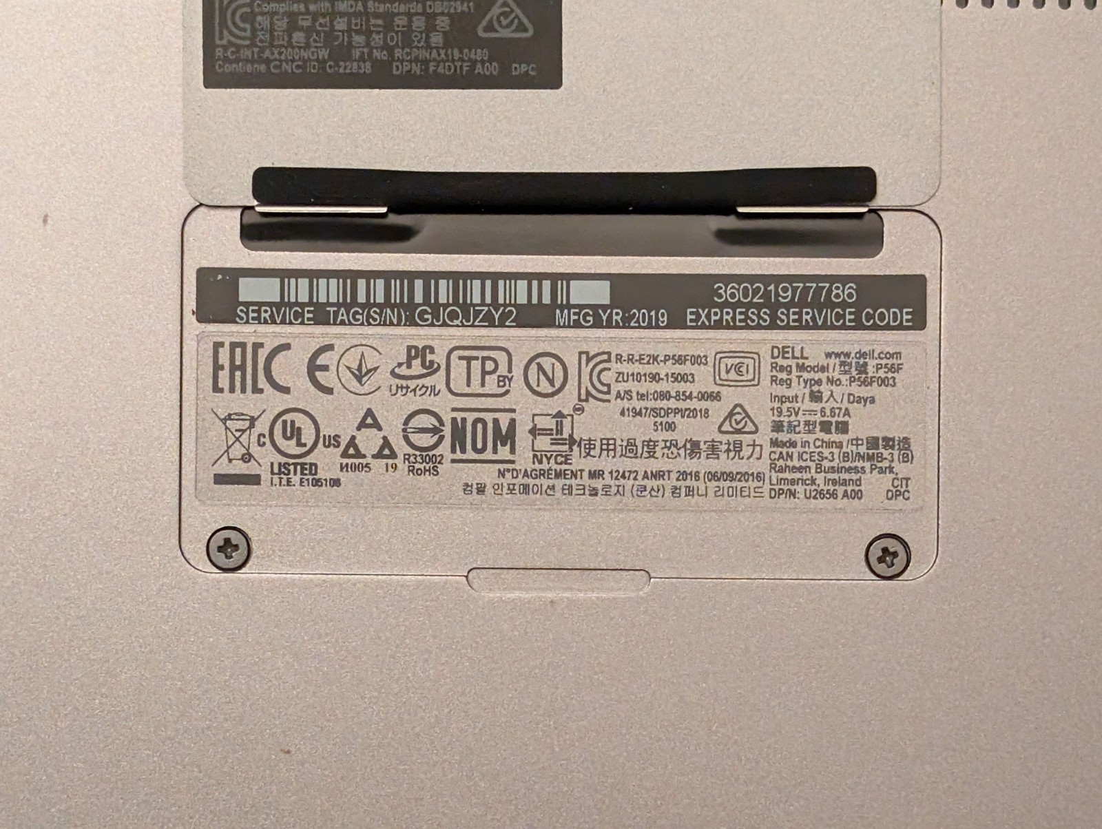 Dell Precision 5540 15.6″ Core i7-9850H 32GB RAM 512GB SSD Quadro T1000 Win 11