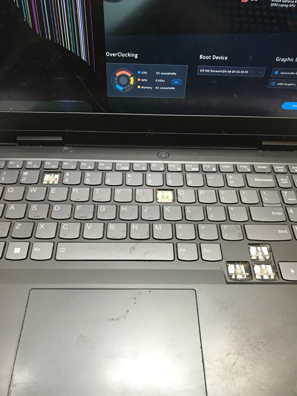 IdeaPad Gaming 3 15ARH7 15″ Ryzen 5 6600H NO RAM RTX 3050 For Parts READ DESC DW