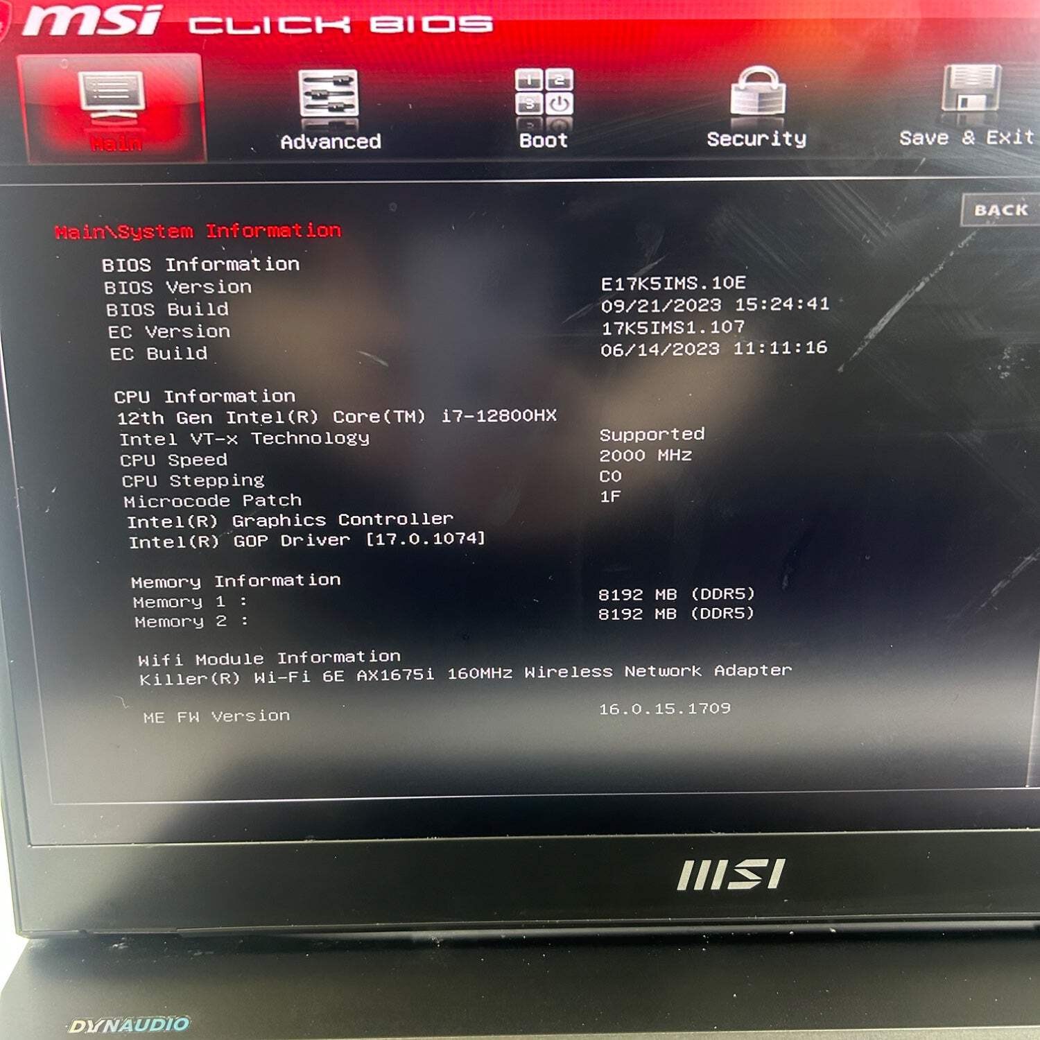 MSI Raider GE77 HX 12UGS 17.3″ i7-12800H 2.0GHz 16GB RAM 1TB SSD GeForce RTX 307