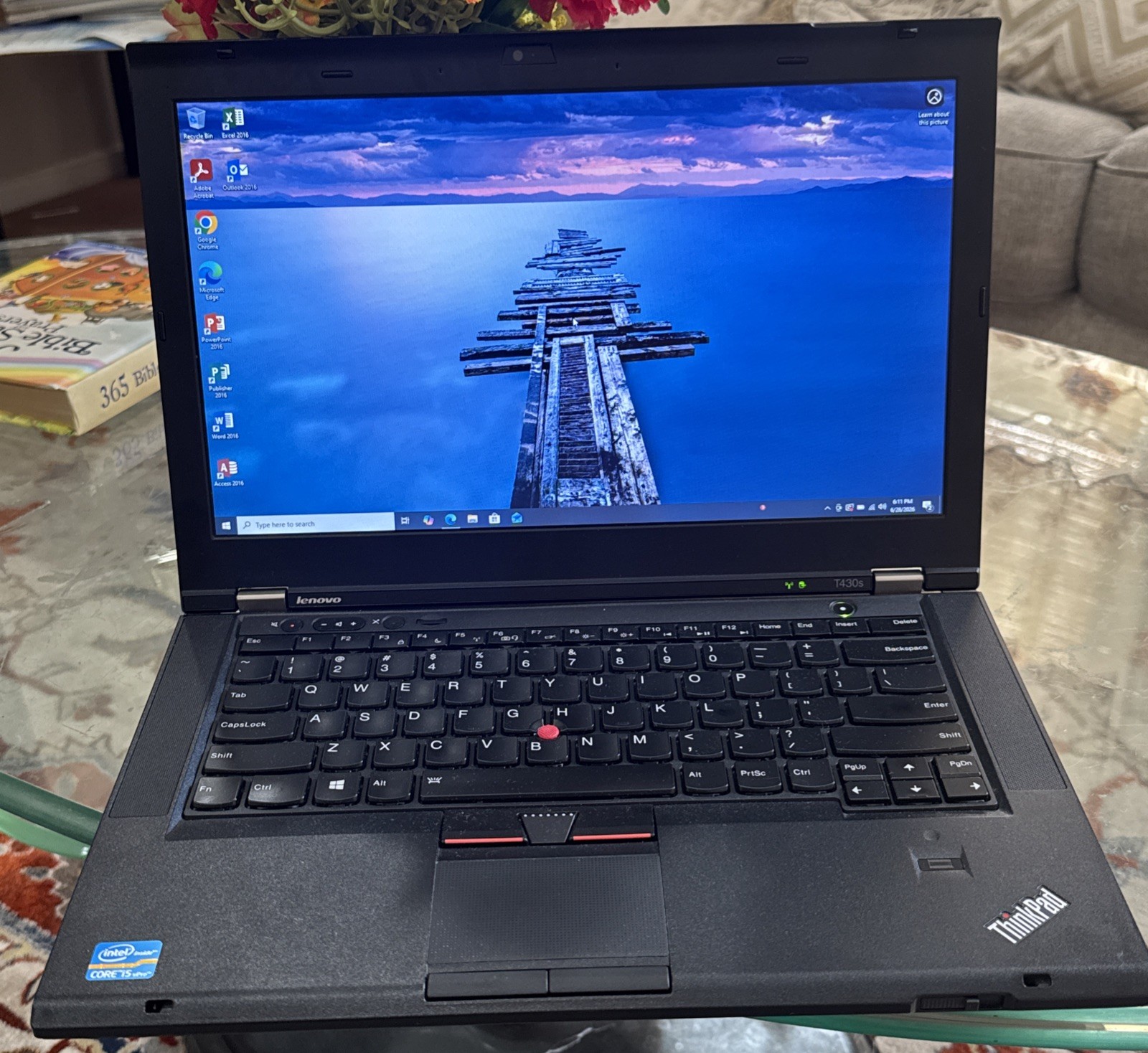 Lenovo Thinkpad T430s 14″ Core i5-3320 2.6GHz 12GB RAM 640GBHDD W/MS Office 2016