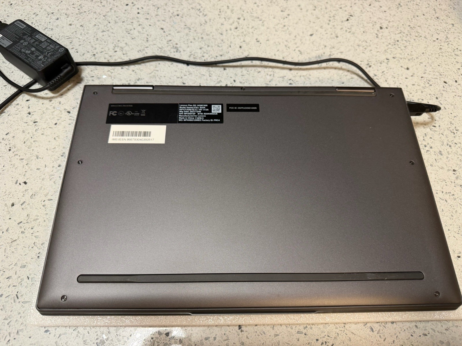 Lenovo Flex 5G 14Q8CX05 14″ Laptop 8GB 256GB SSD Win11 Pro EXCELLENT WiFi ONLY
