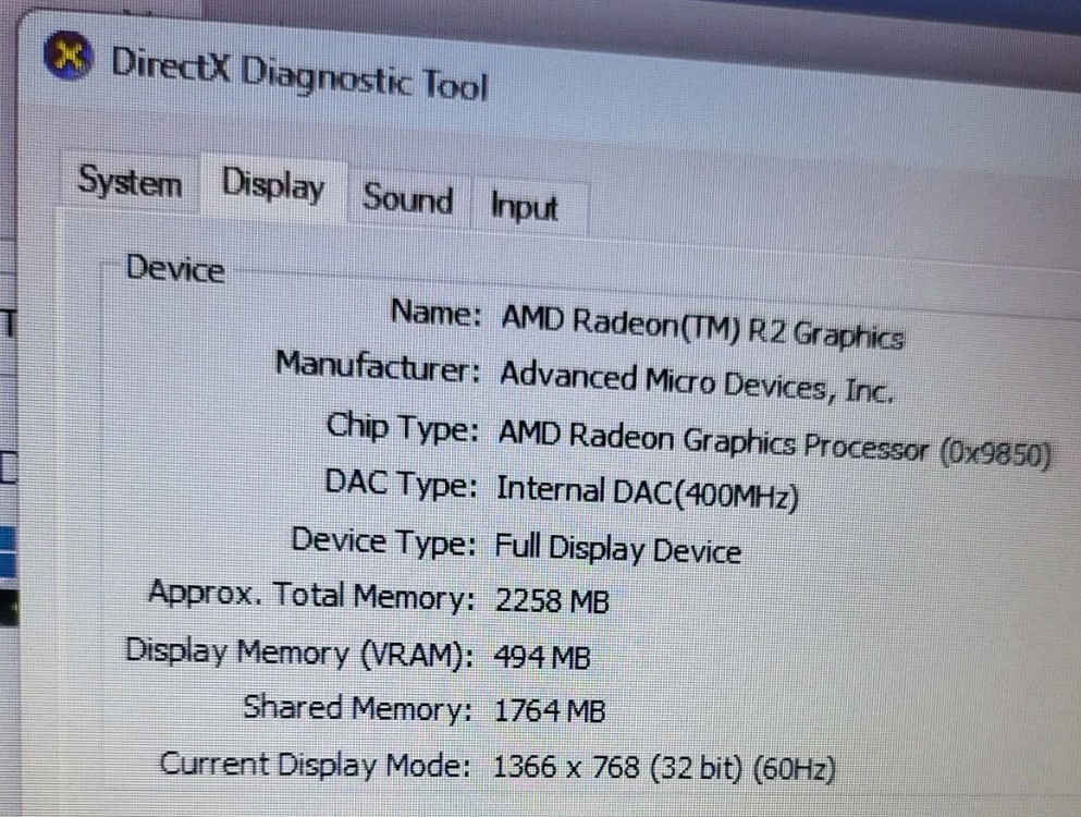 HP 255 G5 Notebook PC AMD E2-7110 4xCPU@ 1.8GHz 4GB RAM 500GB HDD(6-16-1)
