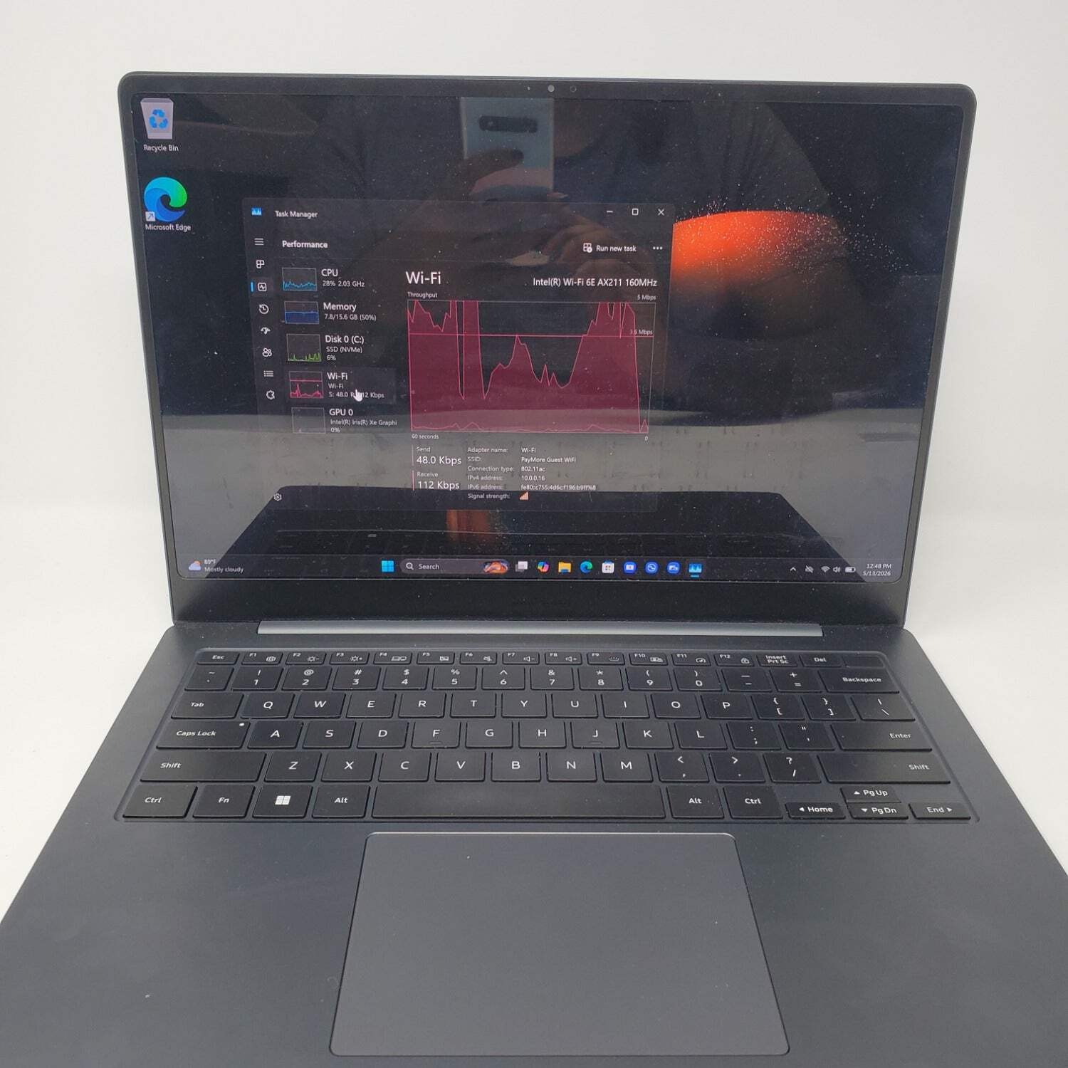 Samsung Galaxy Book3 Pro NP940XFG 13.3″ i7-1360P 2.2GHz 16GB RAM 512GB SSD