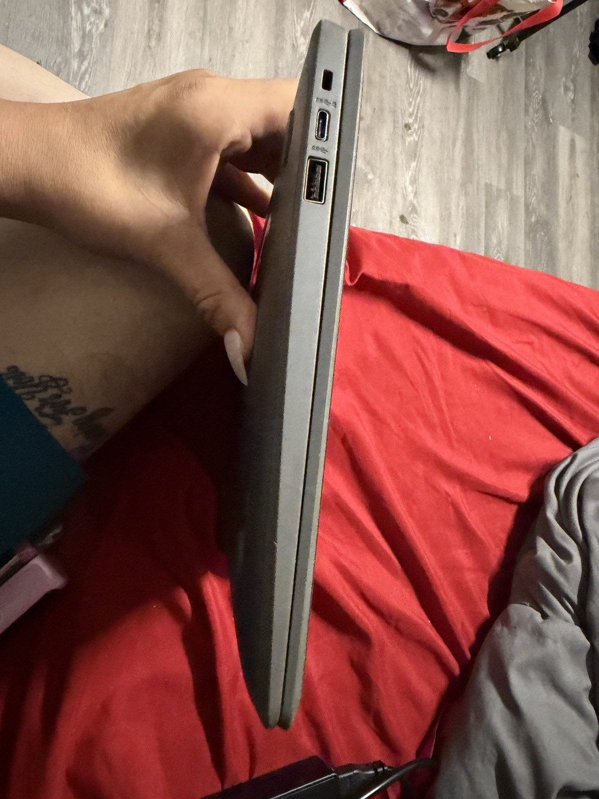 HP Chromebook 14 in Gray Laptop Intel Chrome OS Built-in Webcam