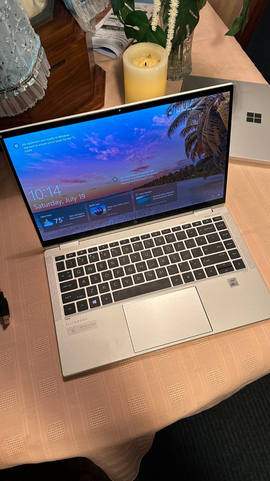 HP EliteBook x360 1040 G7 Notebook PC i7-10710U Touch Screen with All ports