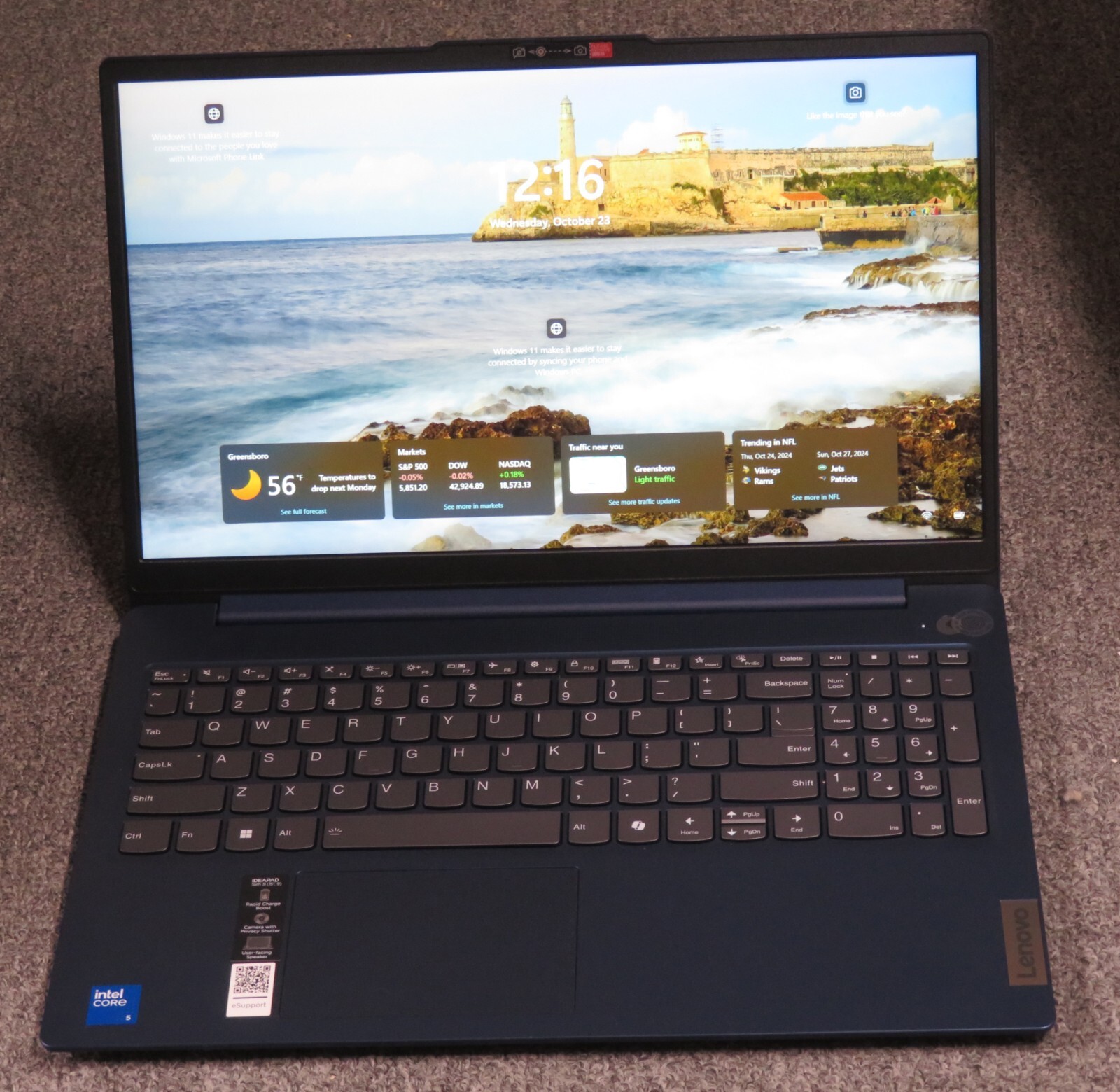 Lenovo IdeaPad Slim 3 15IRU 15.6″ FHD Touch Intel Core 5 120U 8GB RAM 512GB SSD