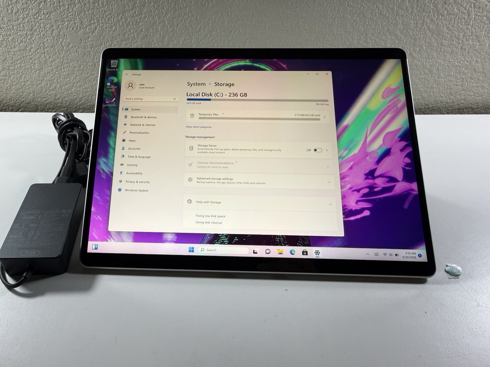 Microsoft Surface Pro 8 (1982) i5-1145G7 – 16GB RAM – 256GB 120Hz – Win 11 Pro
