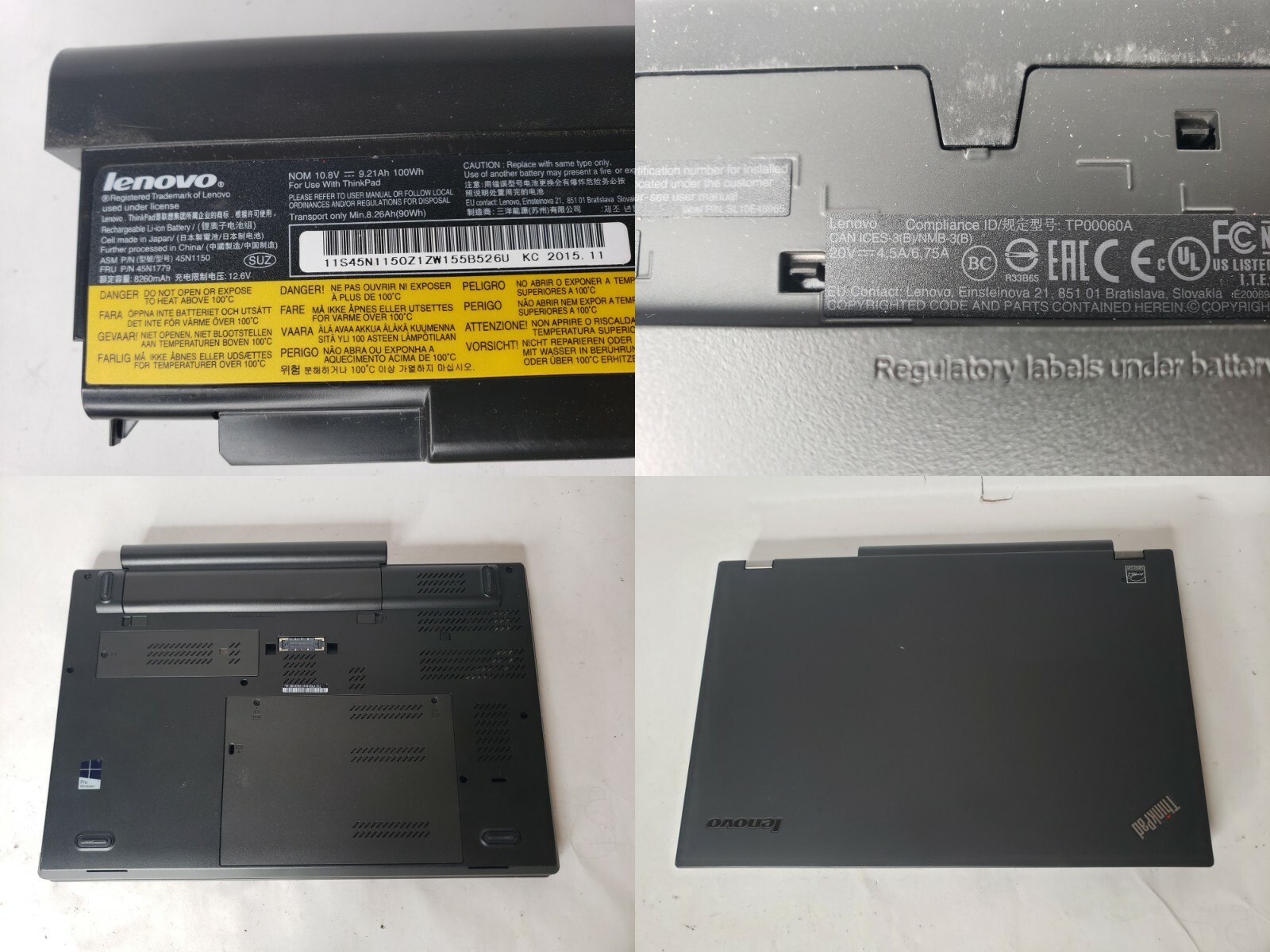 Lenovo ThinkPad T540p 500GB HD, 8GB RAM, Intel i7-4600M Nvidia Geforce 730M READ