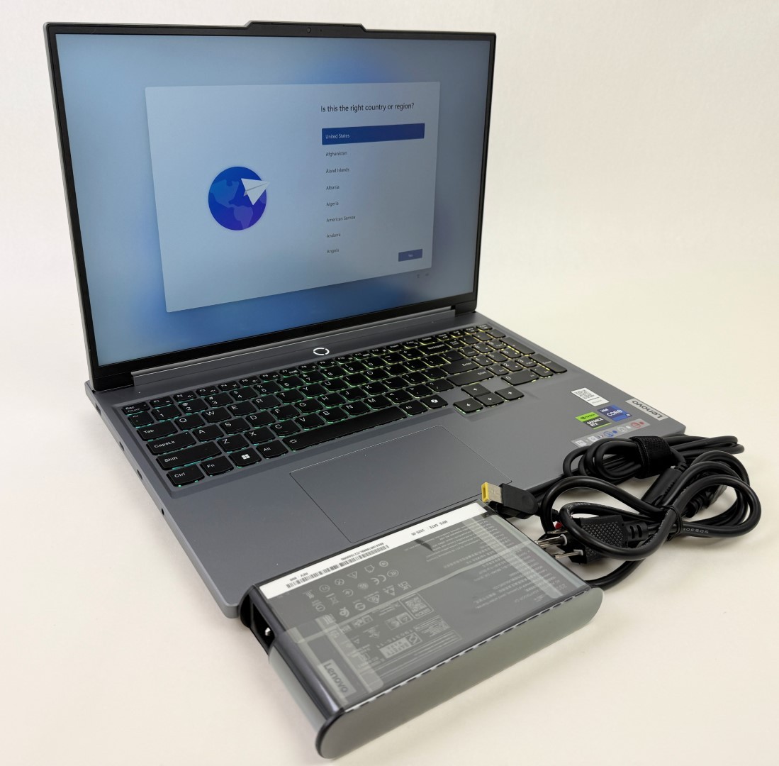 Lenovo Legion 5 16IRX9 16″ 2560×1600 i9-14900HX 32GB 1TB RTX 4060 W11H -Scratchs