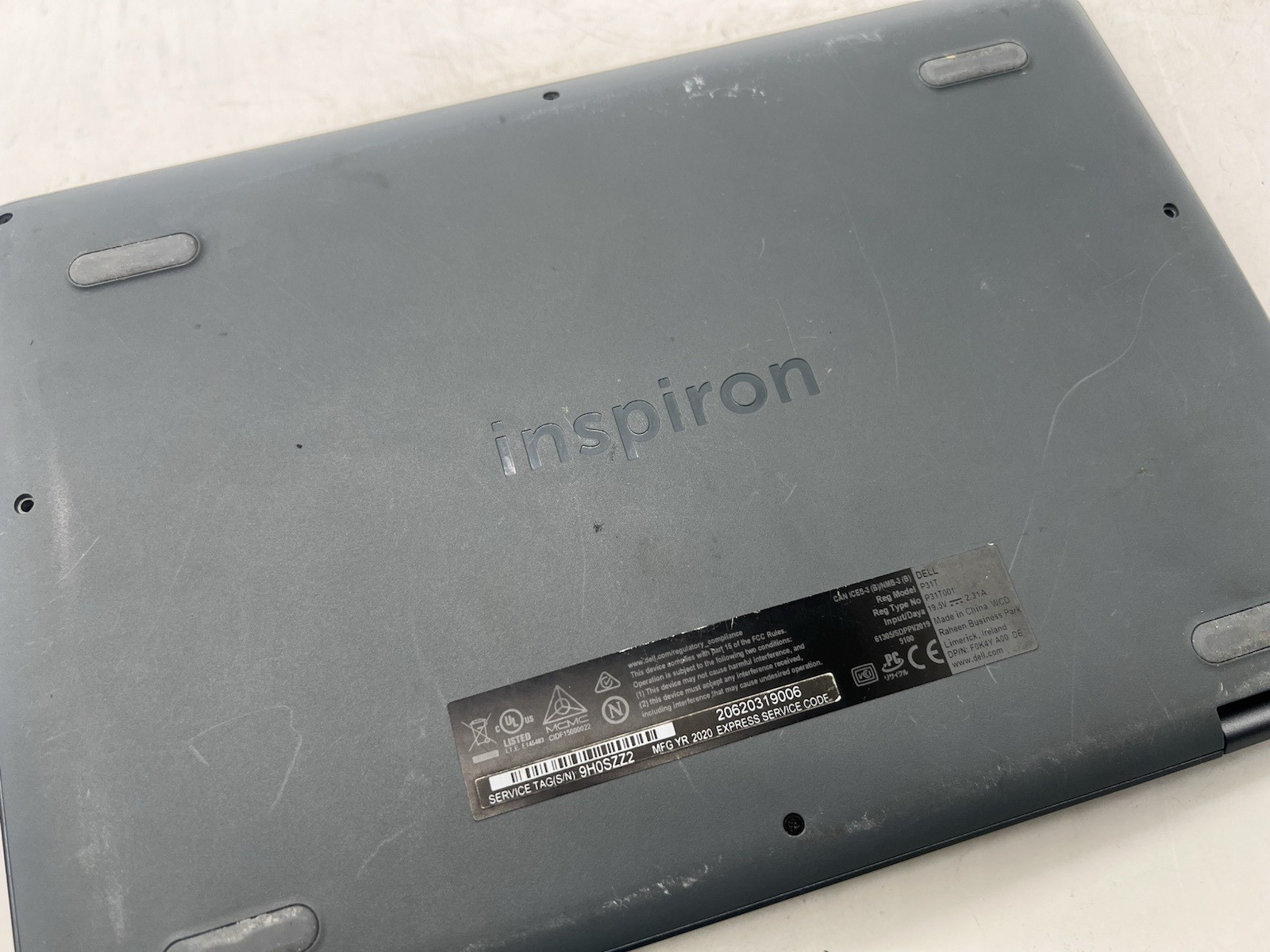 Dell Inspiron 3195, 63GB EMMC, AMD A9-9420e, Radeon R5, 4GB RAM, No OS/Adapter