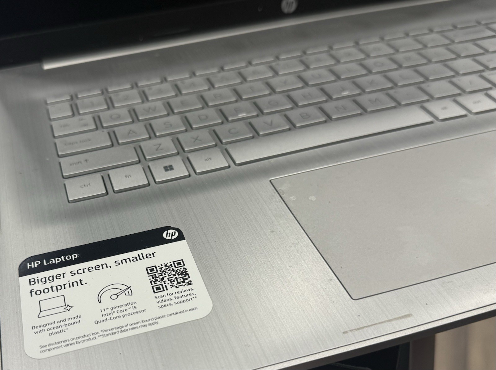 HP Laptop 17 17.3in Silver Intel Core i5 11th Gen Intel