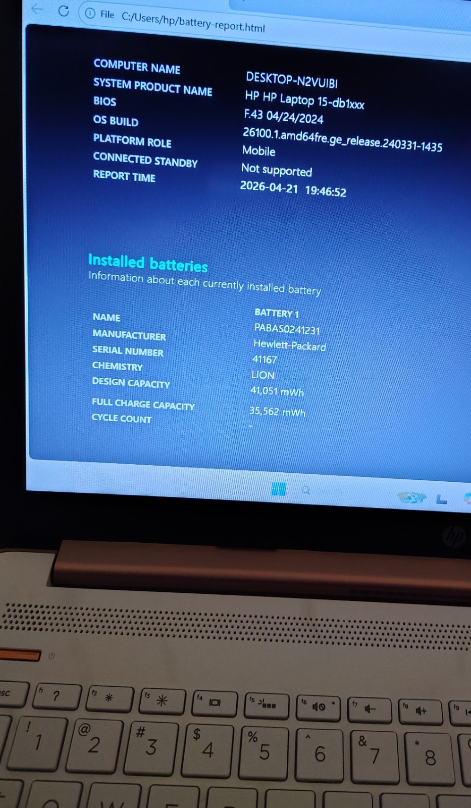 HP 15.6″ Touch Laptop with DVD-RW RYZEN 5 3500U 240GB SSD 12GB RAM Win 11 Copper