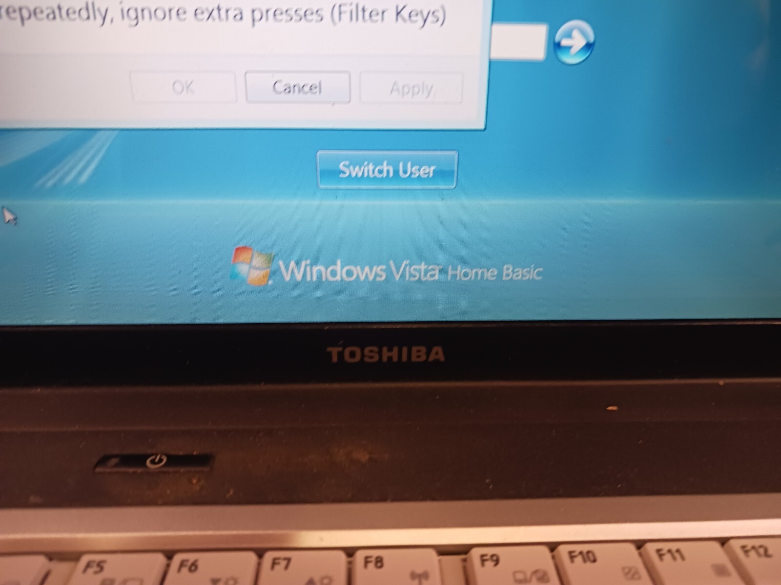 Toshiba Satellite A205 System Unit Window Vista Home Prem Dvd/cd/R ,WORKING COND
