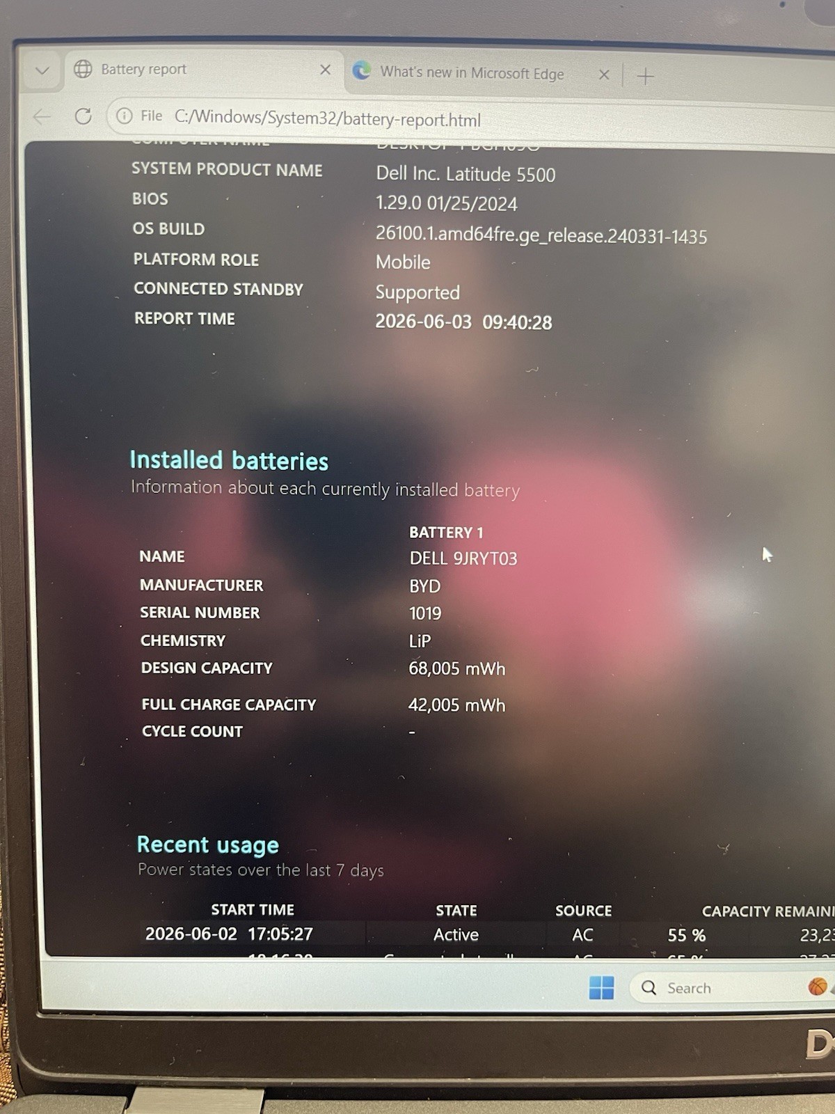 Dell Latitude 5500 15.6″ i5-8265U 8GB RAM 256GB SSD FHD Win11pro