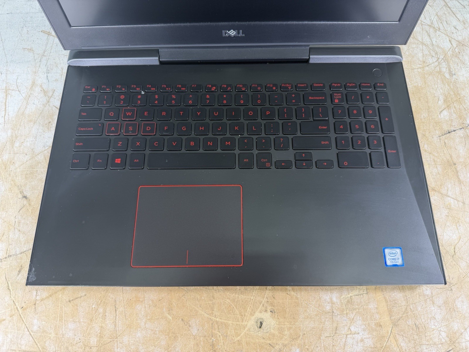 DELL INSPIRON 15 GAMING 7577 i7-7700HQ @ 2.80GHz,24GB RAM, NO HDD/OS