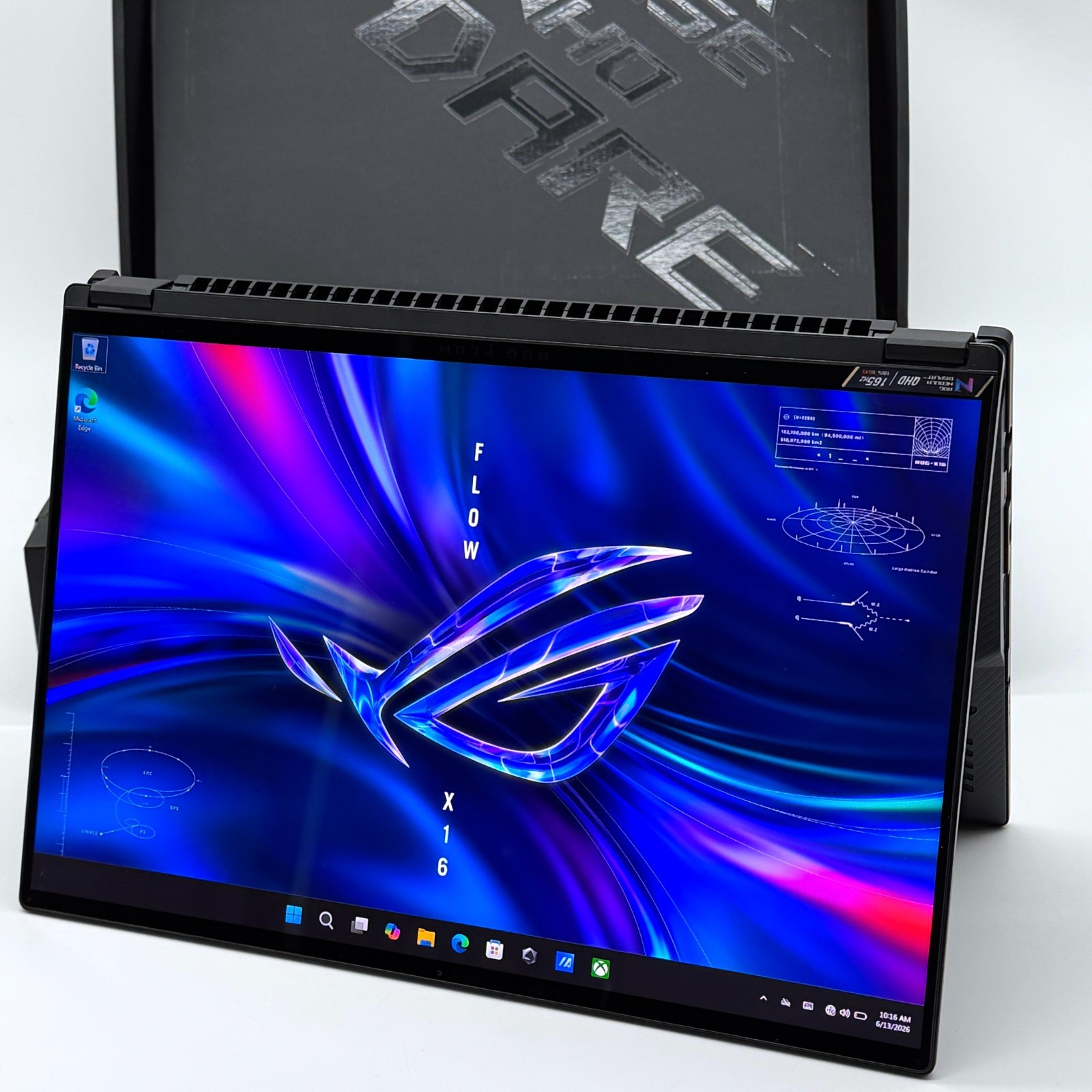 ROG Flow X16 GV601 16 QHD+ TOUCH 3.3GHz Ryzen 9 *UPGRADED 32GB RAM* RTX 3060