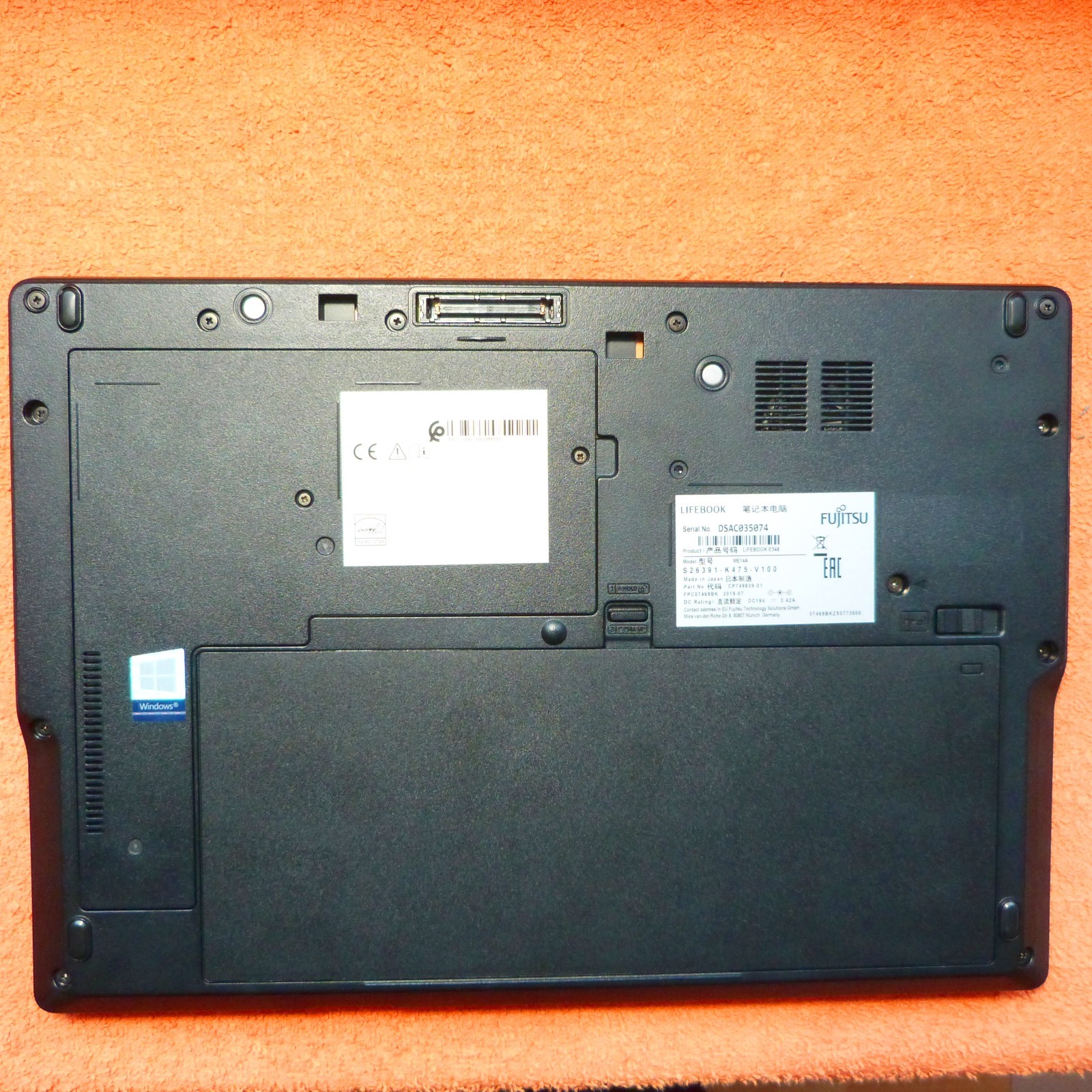 XXL LOT Fujitsu E548 14″ FULLHD l SSD Windows 11 PRO l HDMI USBC Netbook