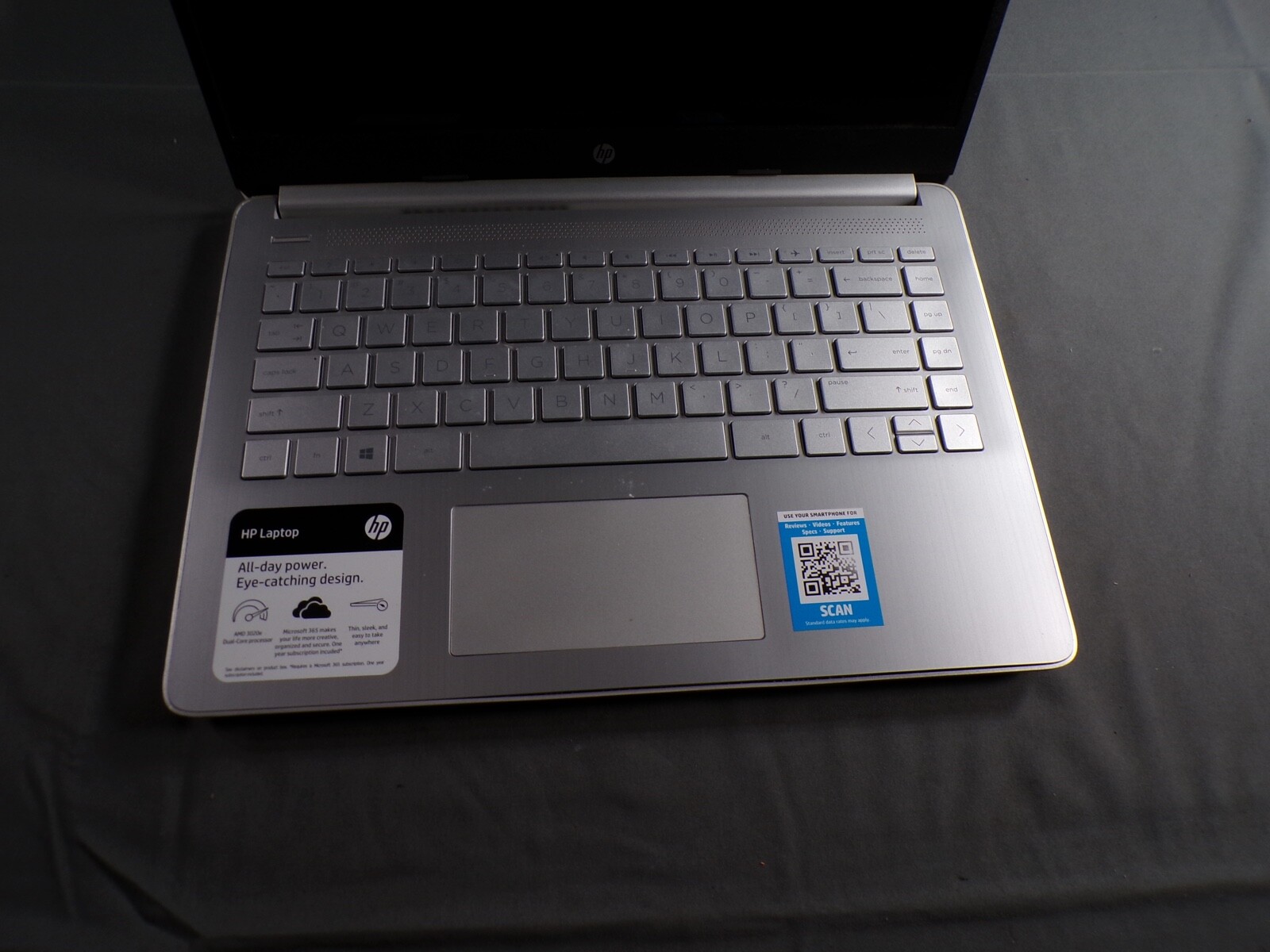 HP LAPTOP 14-FQOXXX AMD 3020E 4GB RAM **NO HD/ NO CADDIE/ NO OS/ NO CHARGER ***