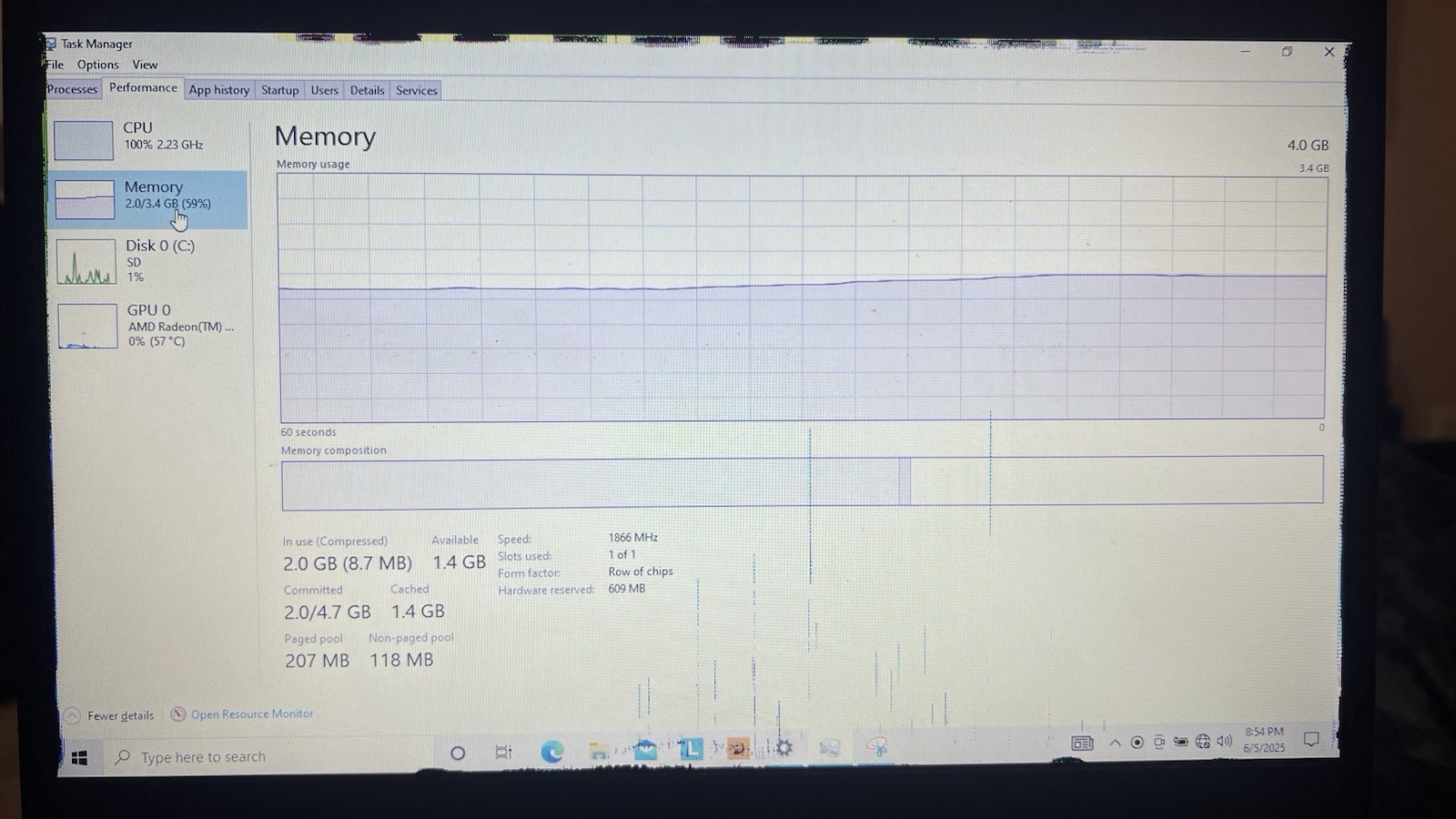 Lenovo IdeaPad Slim 1-14AST-05 14″ Laptop, AMD A6-9220E, 4GB RAM, 64GB EMMC