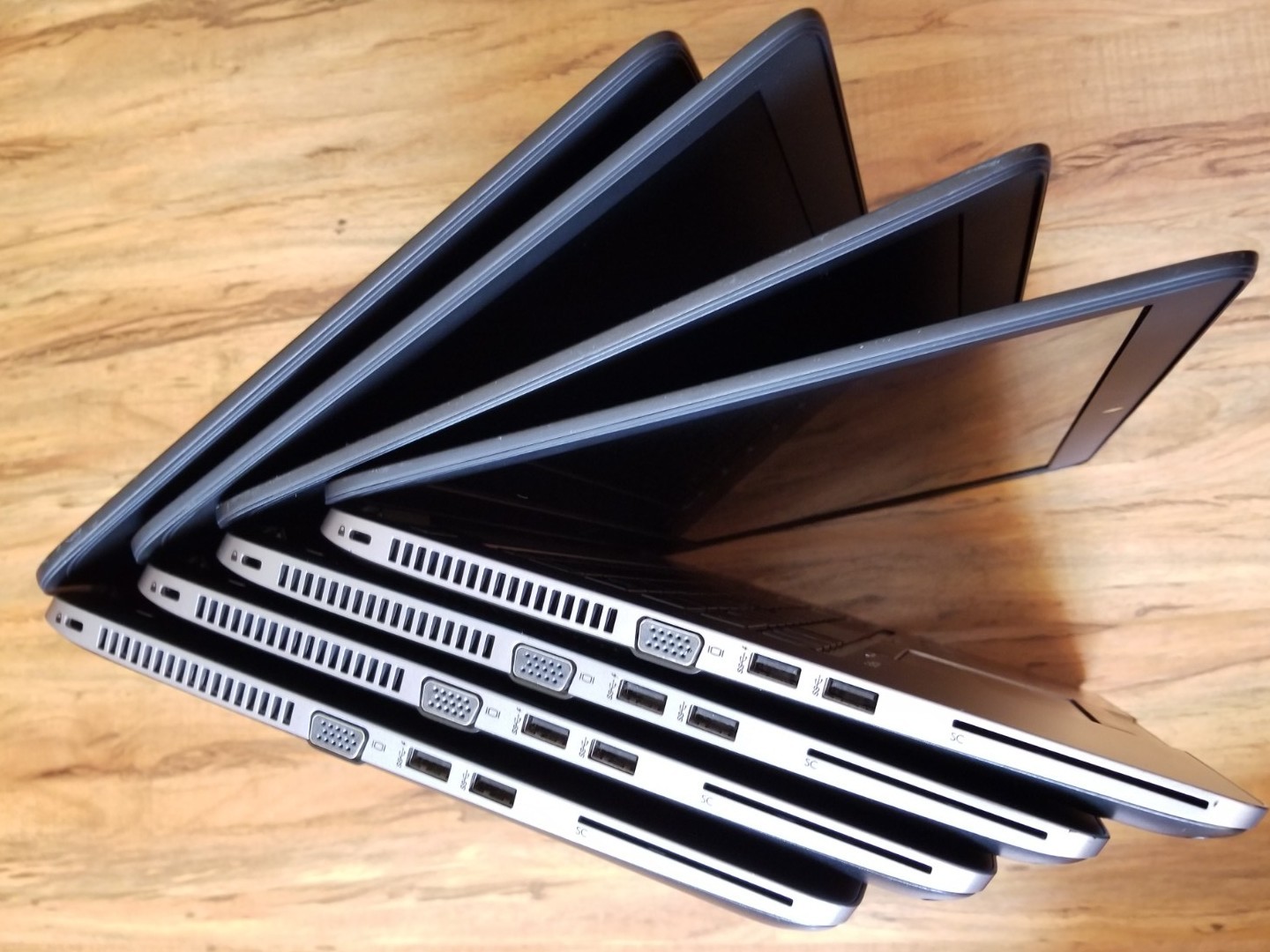 Lot 4 HP EliteBook 850 G2 i7-5600U 2.6 GHz 8GB RAM 128GB SSD Batt 15.6″ NO AC|OS