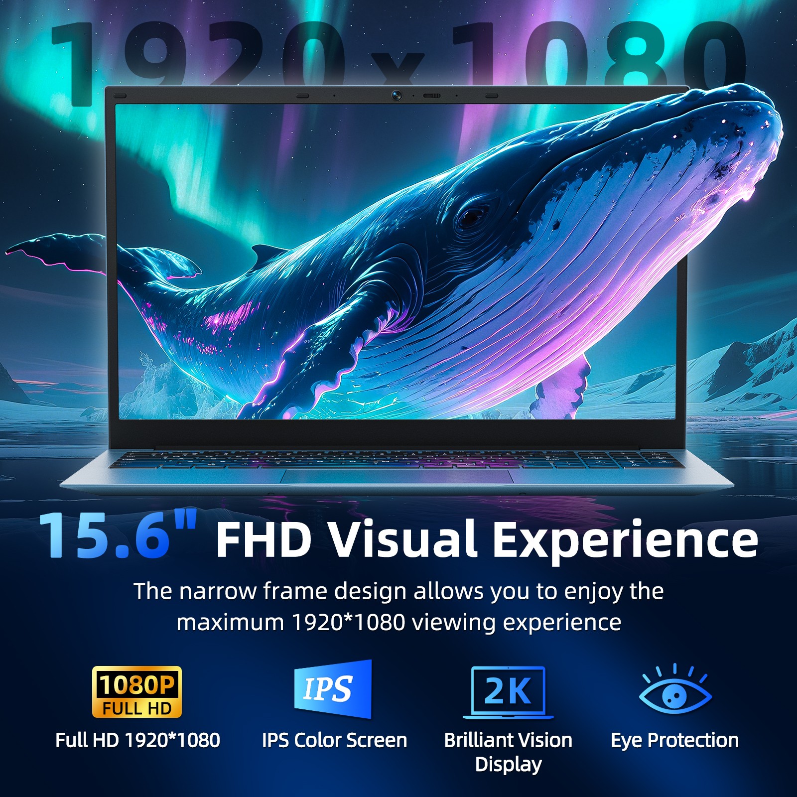 2026 SGIN 15.6″ Laptop i3-10100Y 16GB RAM 1024GB SSD Win 11 Backlit Keyboard