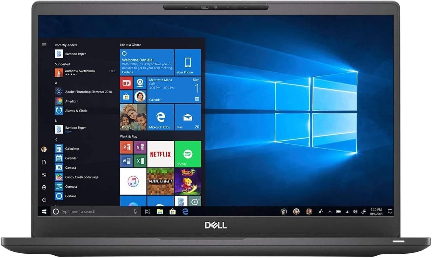 Dell Latitude 7300 13.3″ FHD Touch Core i5-8365U 1.6Ghz 16GB RAM 256GB SSD Black