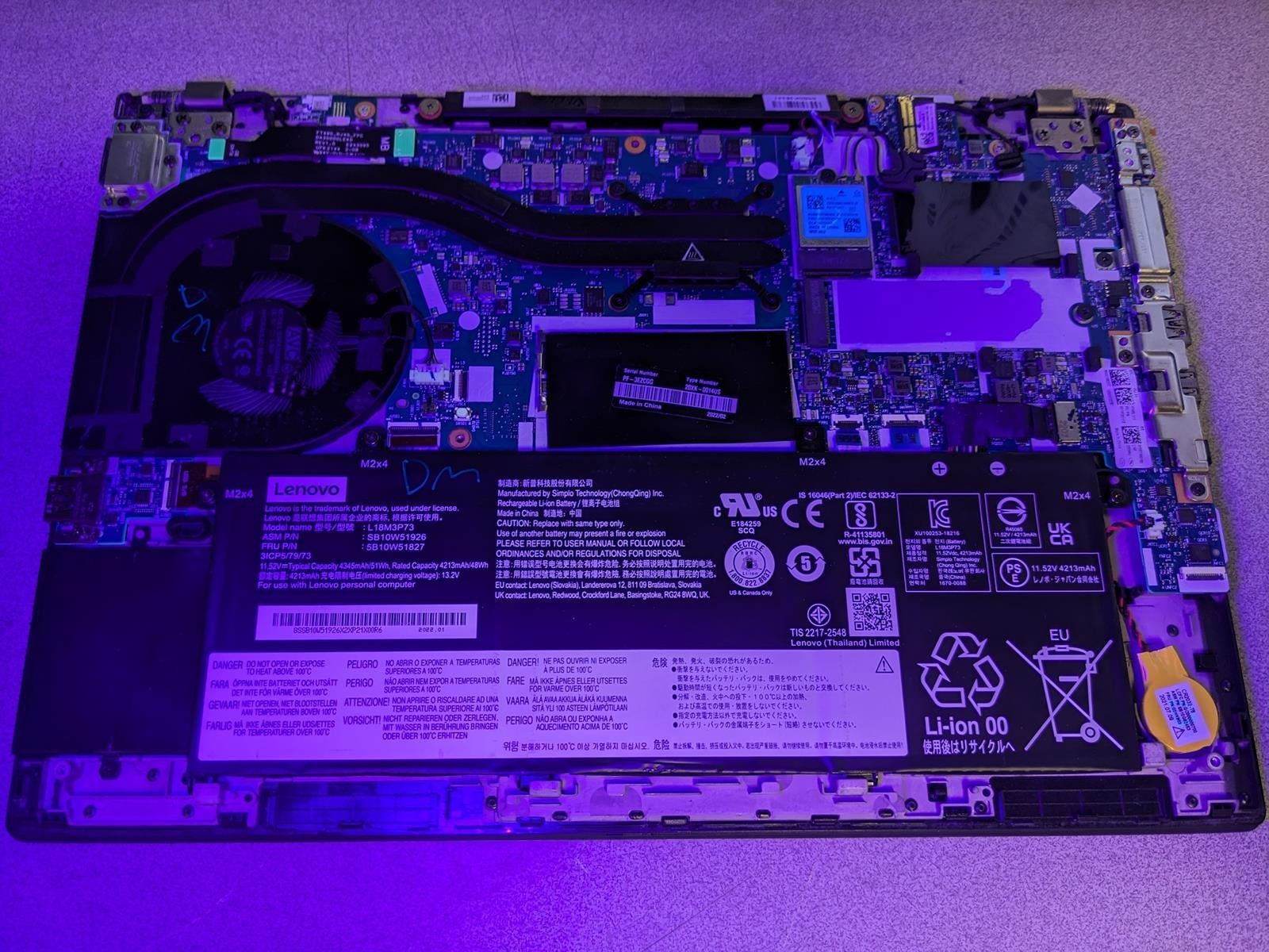 LENOVO THINKPAD T14 GEN 2 AMD RYZEN 5 PRO 5650U @ 2.30GHz, 16GB RAM, NO HDD/OS