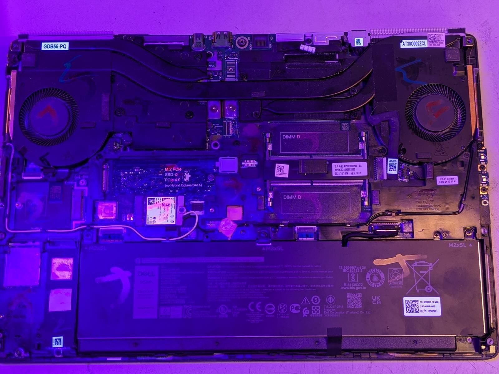 DELL PRECISION 7560 i7-11850H @ 2.50GHz, 4GB RAM, NO HDD/OS