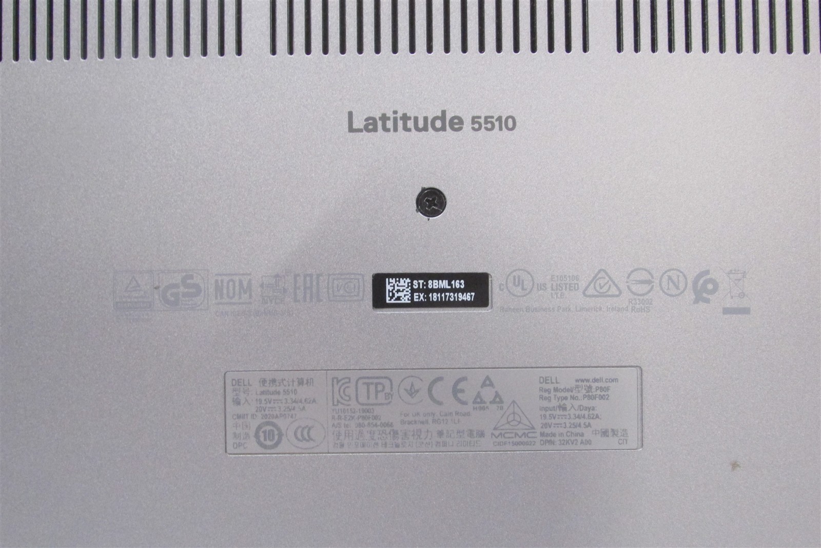 Dell Latitude 5510 i5-10310U 1.7GHz 16GB RAM 256GB NVME 15.6″ Win 11 Home DMG