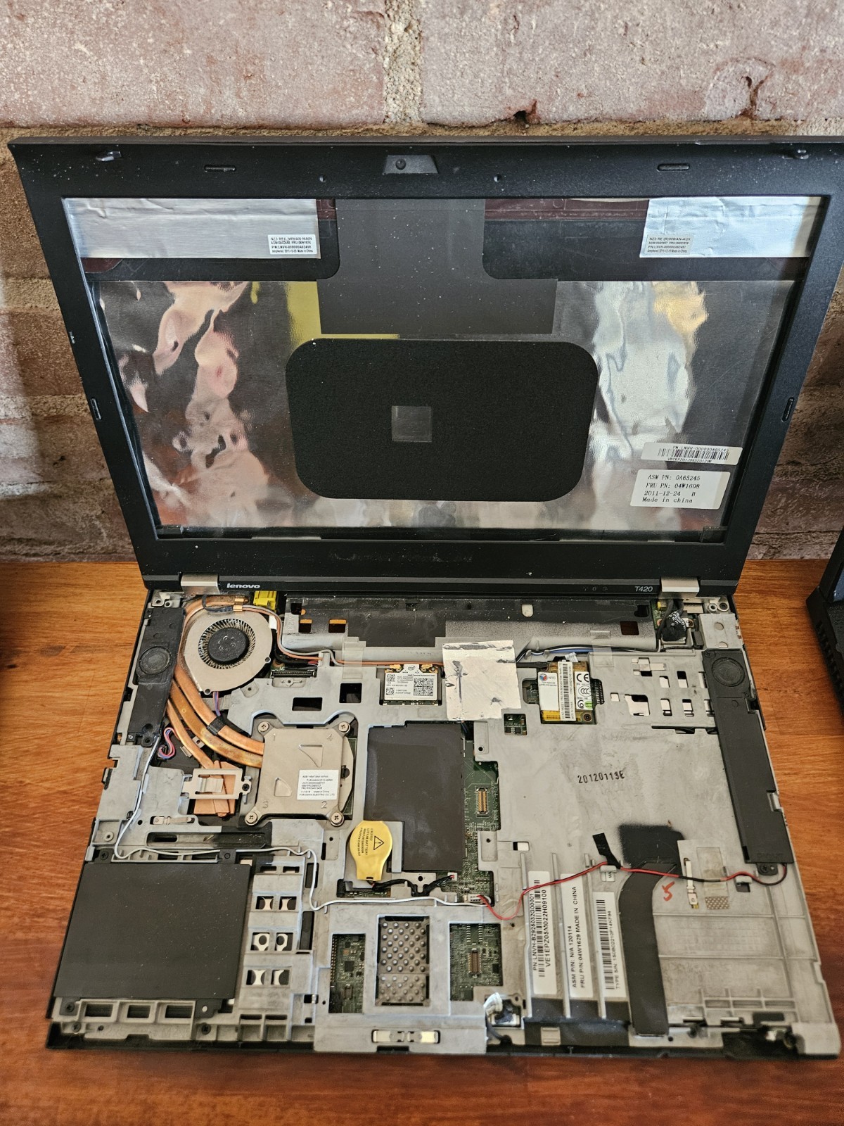 Lot 6 Lenovo ThinkPad Laptops T500 T420 T410 T400 NO HDD For Parts Repair Rebld