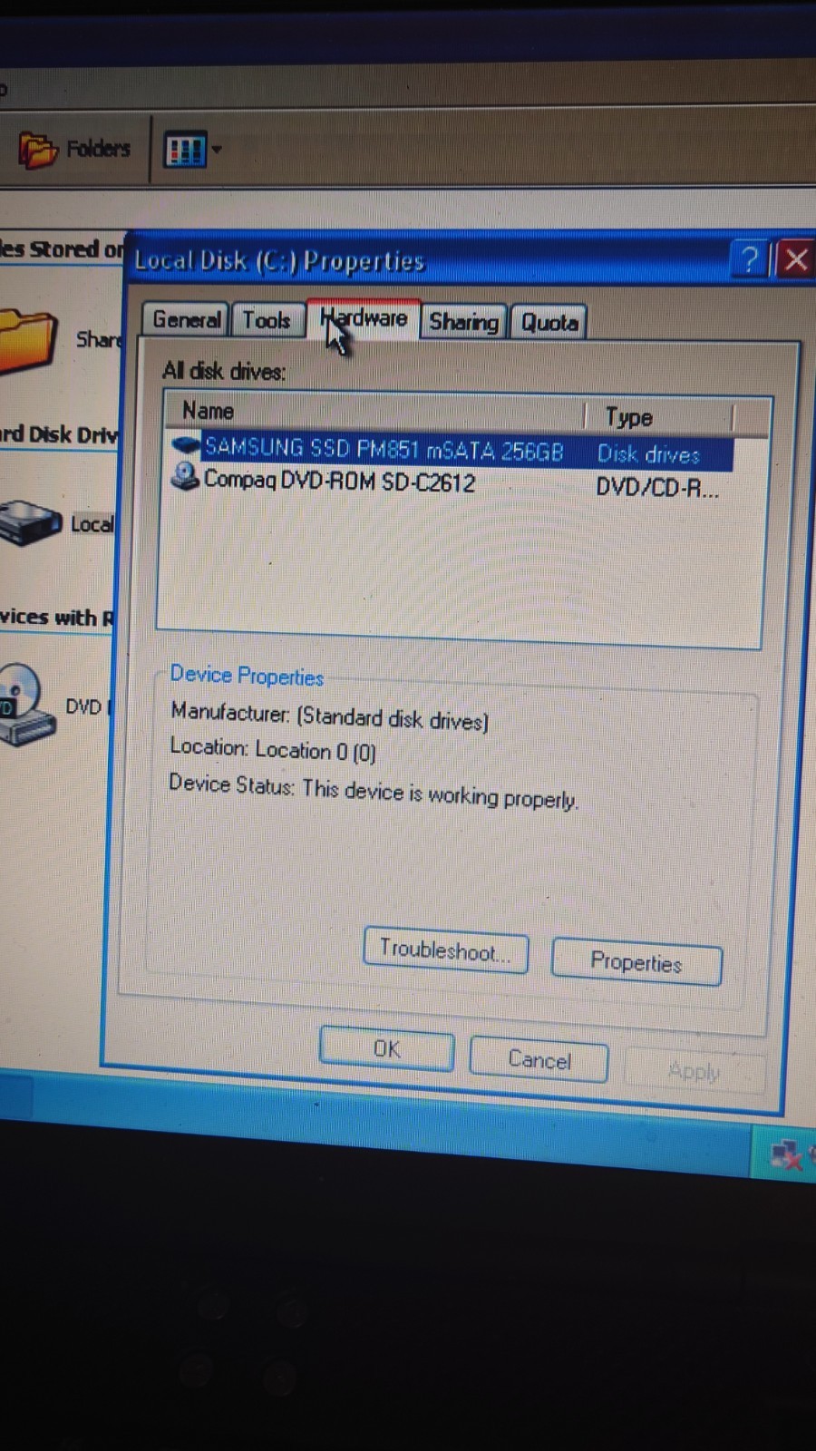Vintage Compaq EVO N610C PENTIUM 4-M 512MB RAM 256GB mSata WinXP SP3 Office 2007