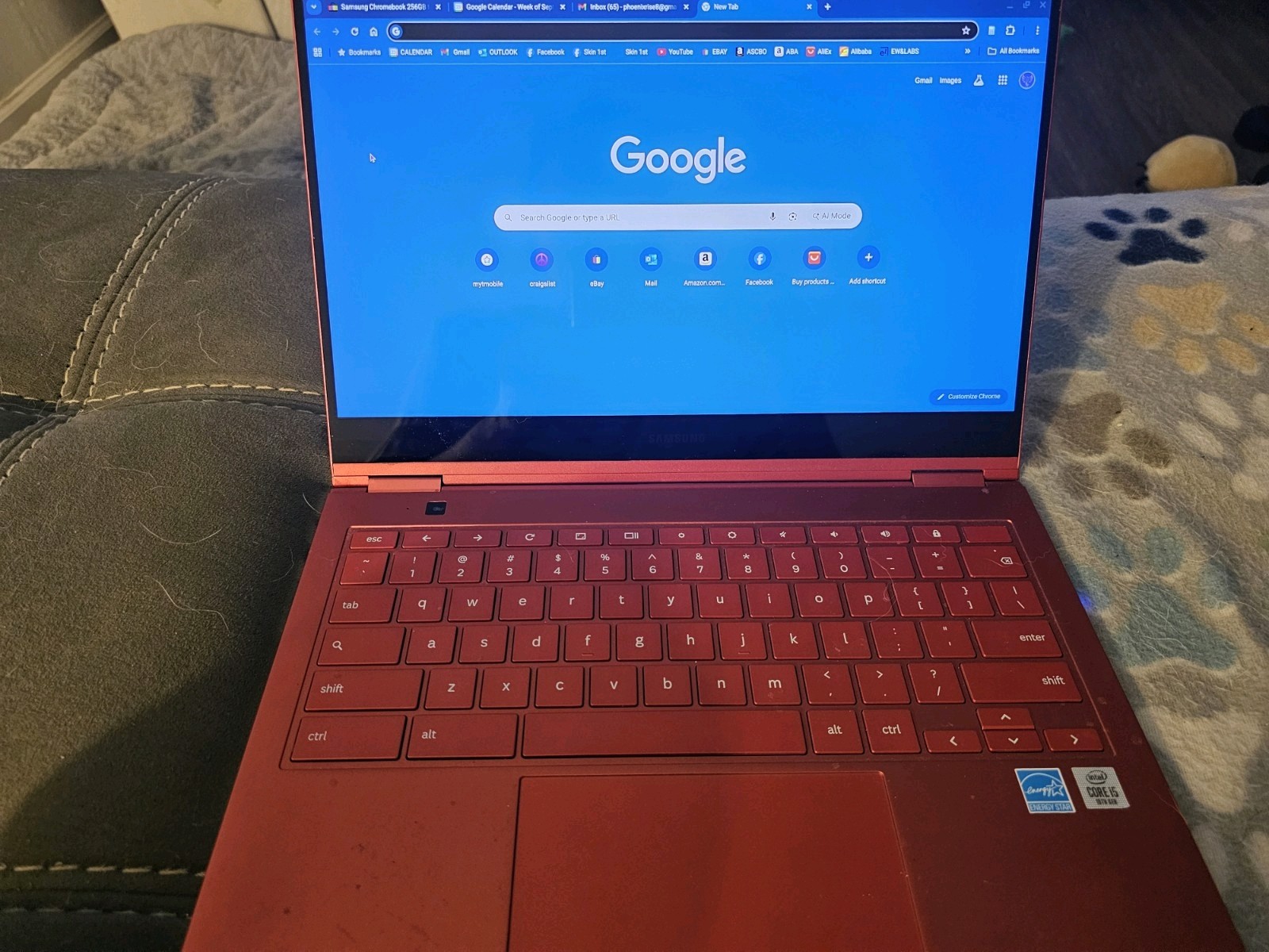 Samsung Galaxy Chromebook 13.3″ (256GB SSD, 8GB PLS READ DESC, AS IS
