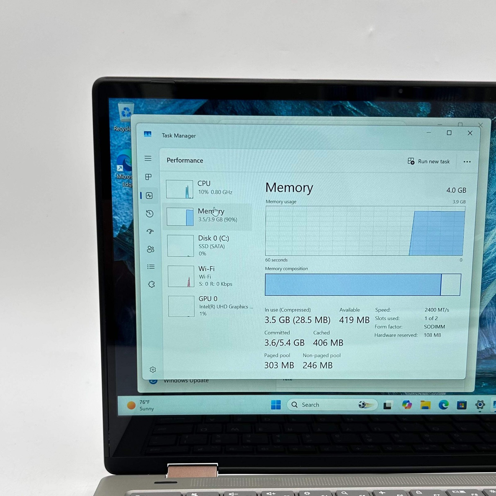 Onn Laptop 100002434 13.3″ i3-8145U 2.1GHz 4GB RAM 128GB SSD