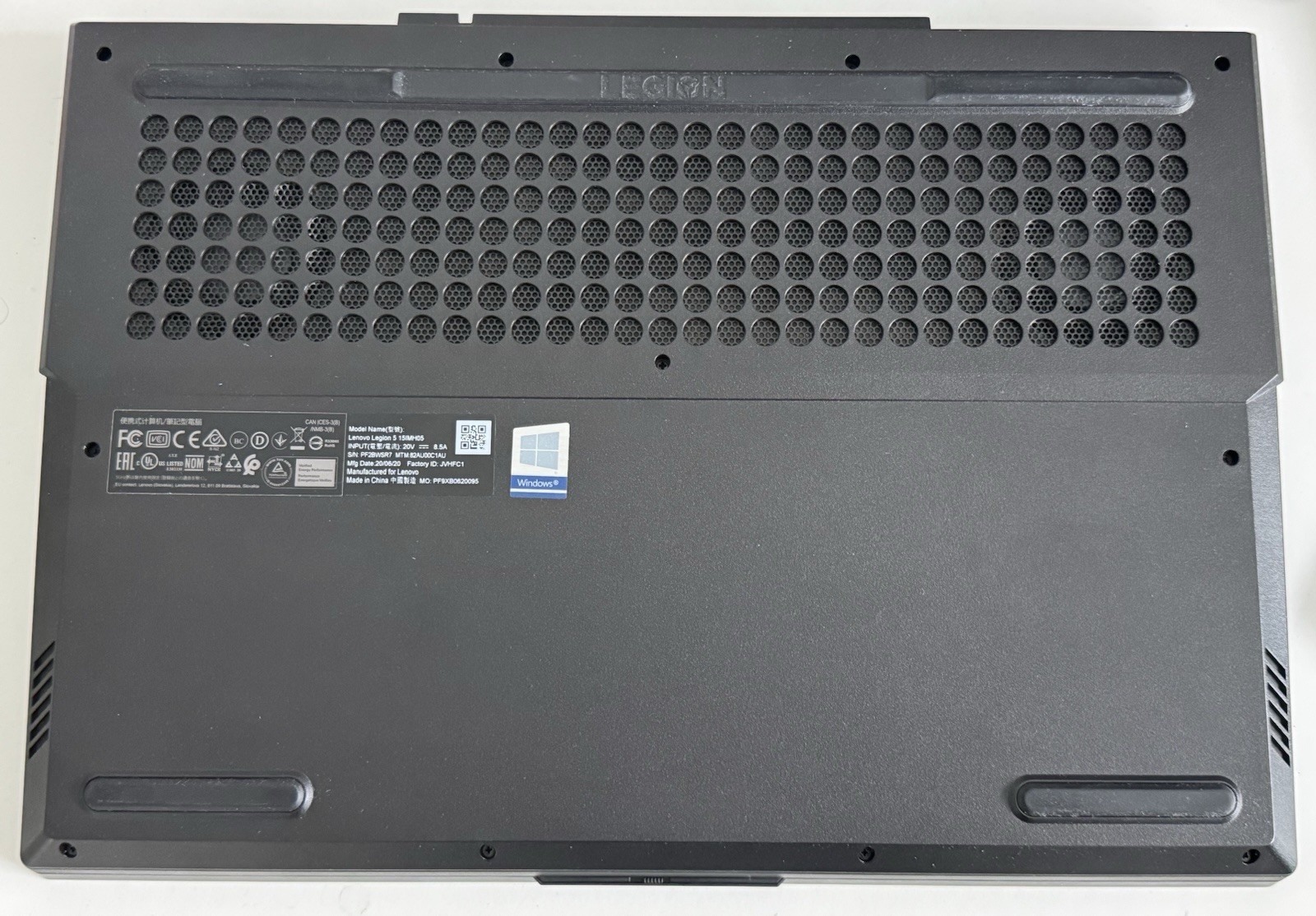 Lenovo Legion 5i 15IMH05 I5 16G 512G 10H 2020