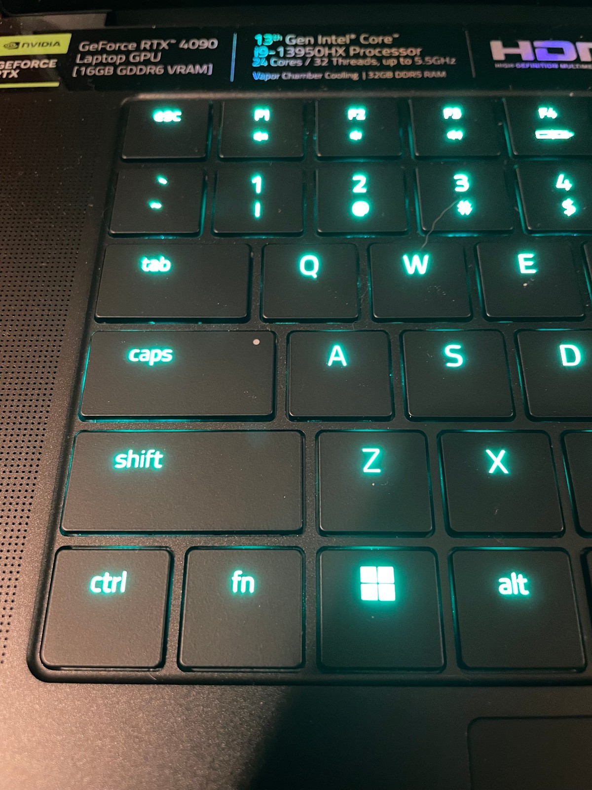 Razer Blade 16 32GB RAM, Nvidia RTX 4090 w/ 16 GB VRAM, 2 Terabytes SSD