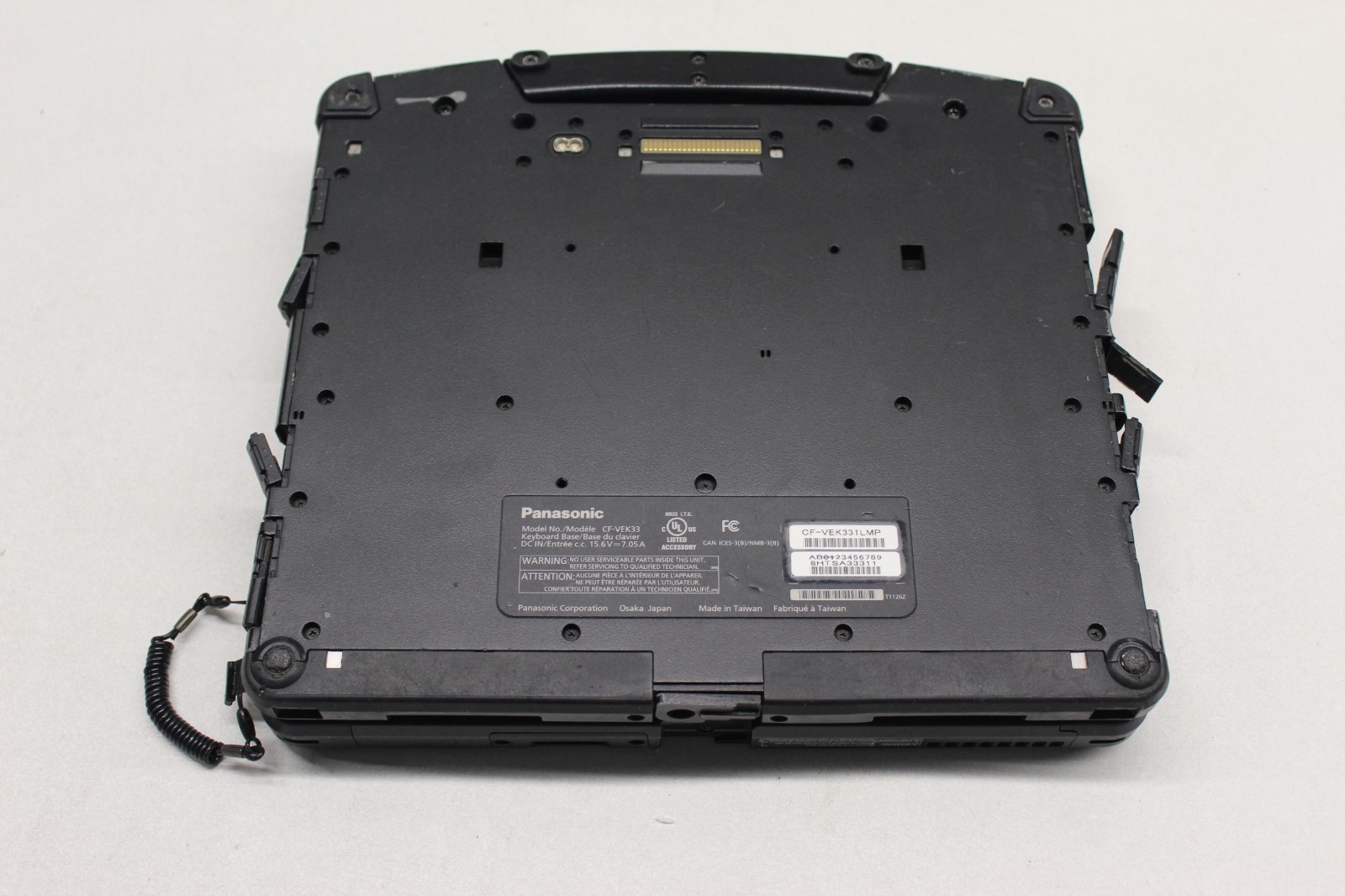 Panasonic Toughbook CF-33 I5-7300U 256M.2-8GB DDR3 Win10P-NO PWR Adapt-C-Descr