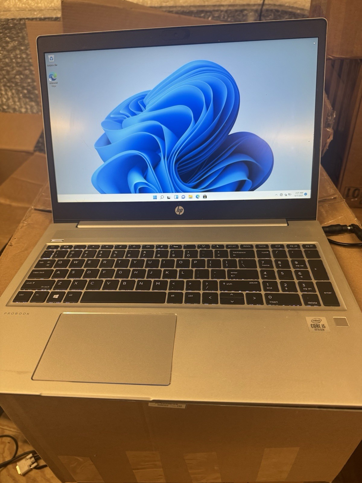 HP ProBook 450 G7 15.6″ i5, 10th gen,8GB 256GB SSD Win 11 Pro