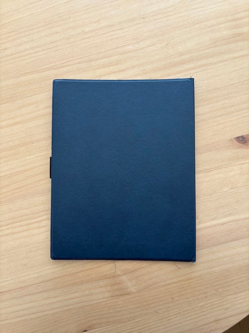 QUADERNO A4 Navy Synthetic Leather Tablet Case Simple Design for Android