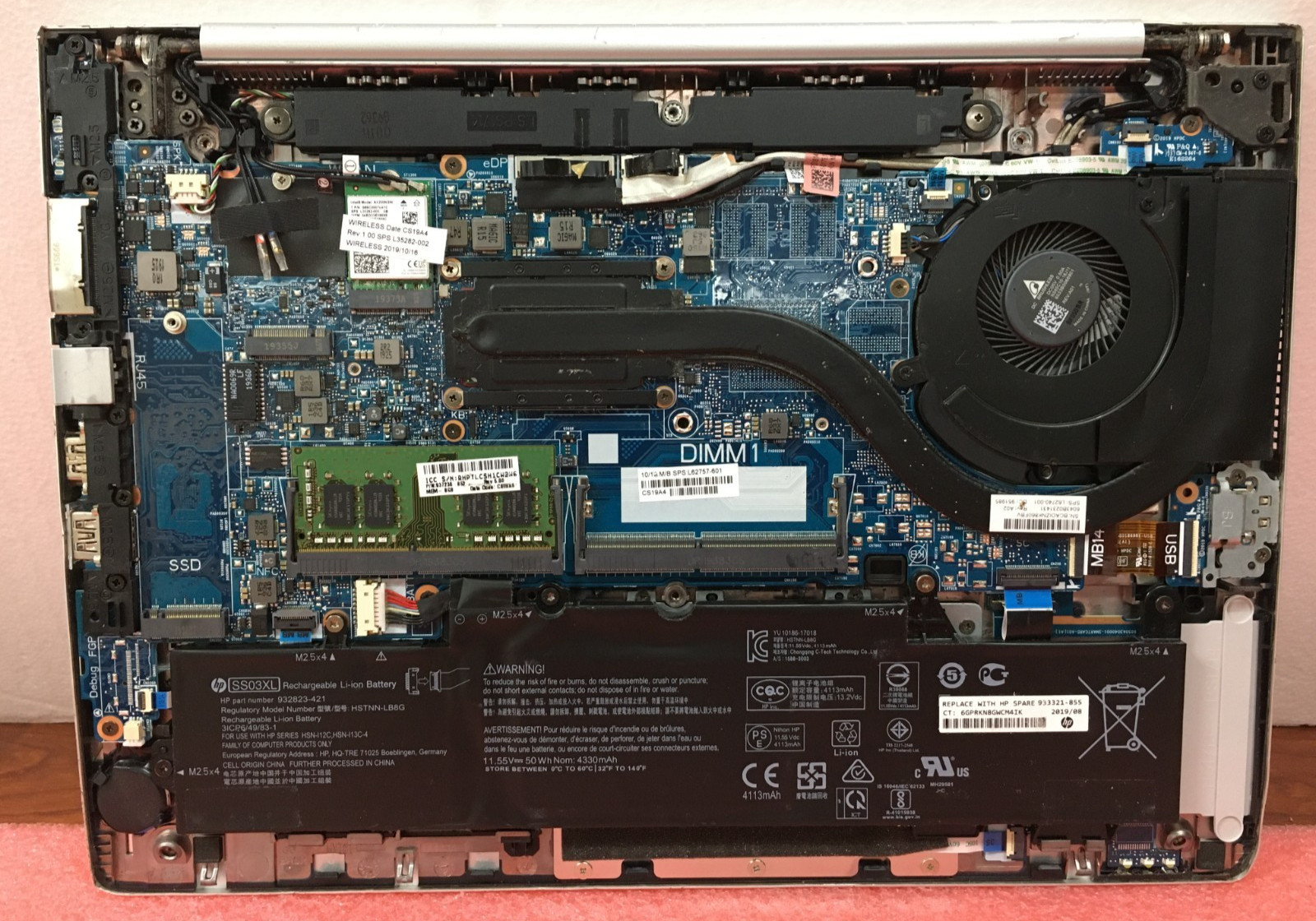 HP EliteBook 840 G6 14″ i5-8th 8GB RAM AS IS/No HDD/No OS/*BIOS* | C882