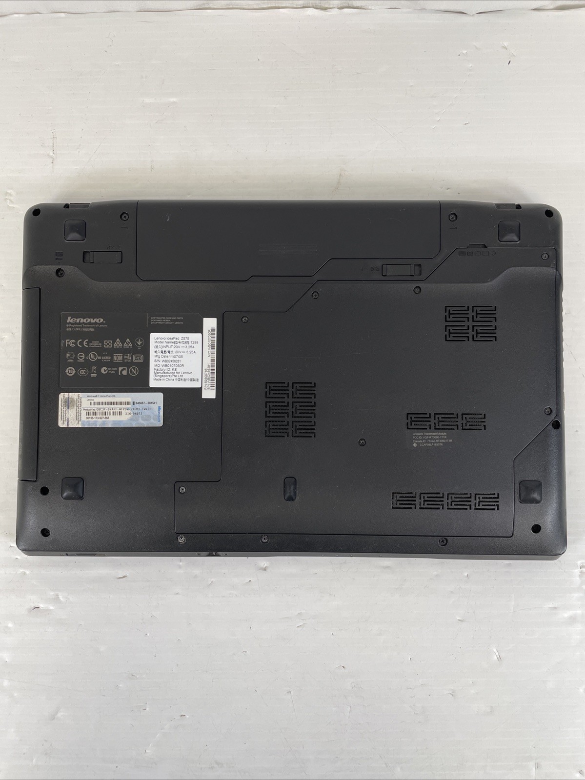 Lenovo IdeaPad Z575 15.6″ AMD A4-3300M 1.9GHz 4GB RAM 500GB HDD Windows 10