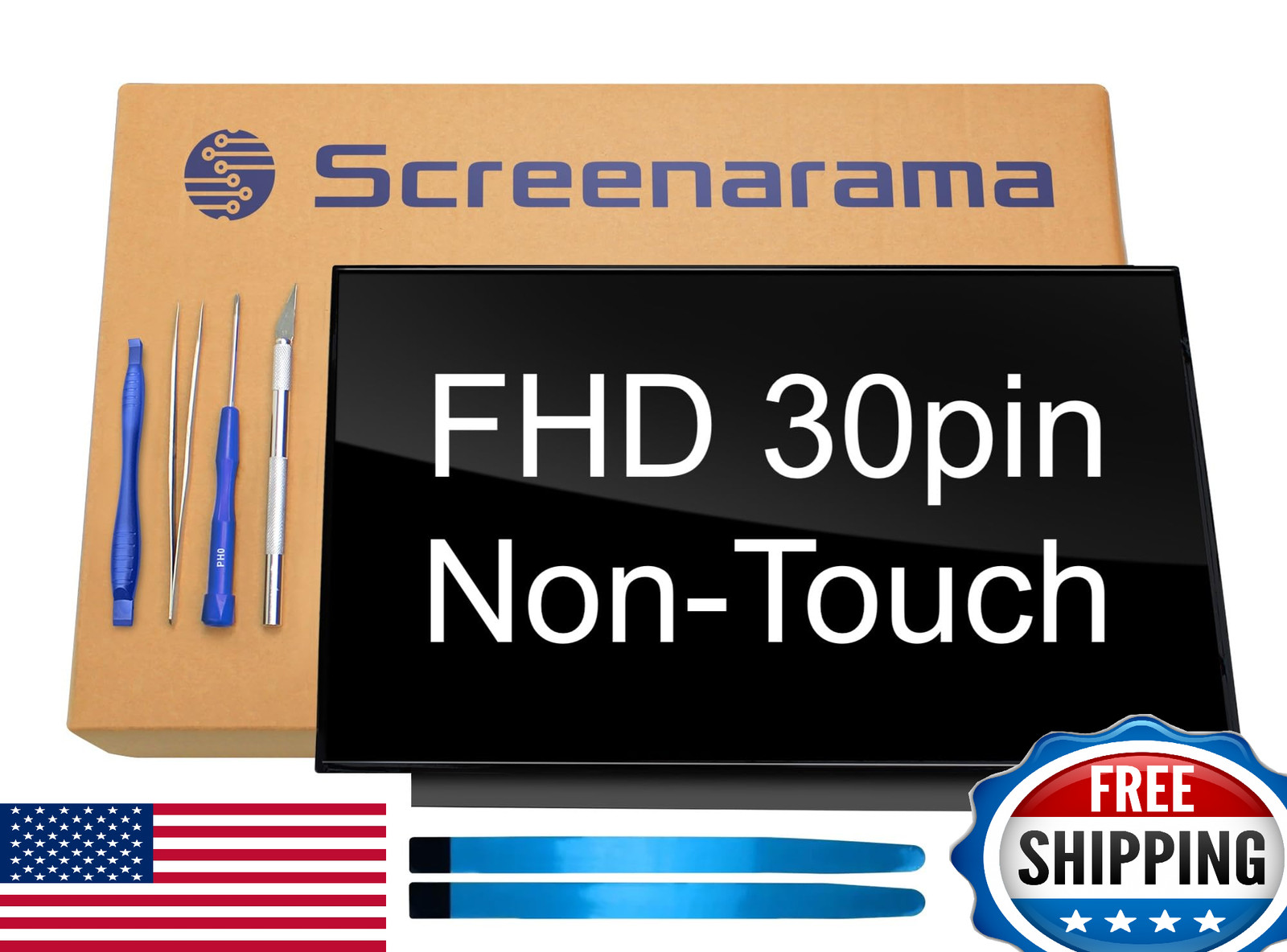 SCREENARAMA New Screen Replacement for HP 14-DQ1043CL 1V782UA, FHD 1920×1080, IP