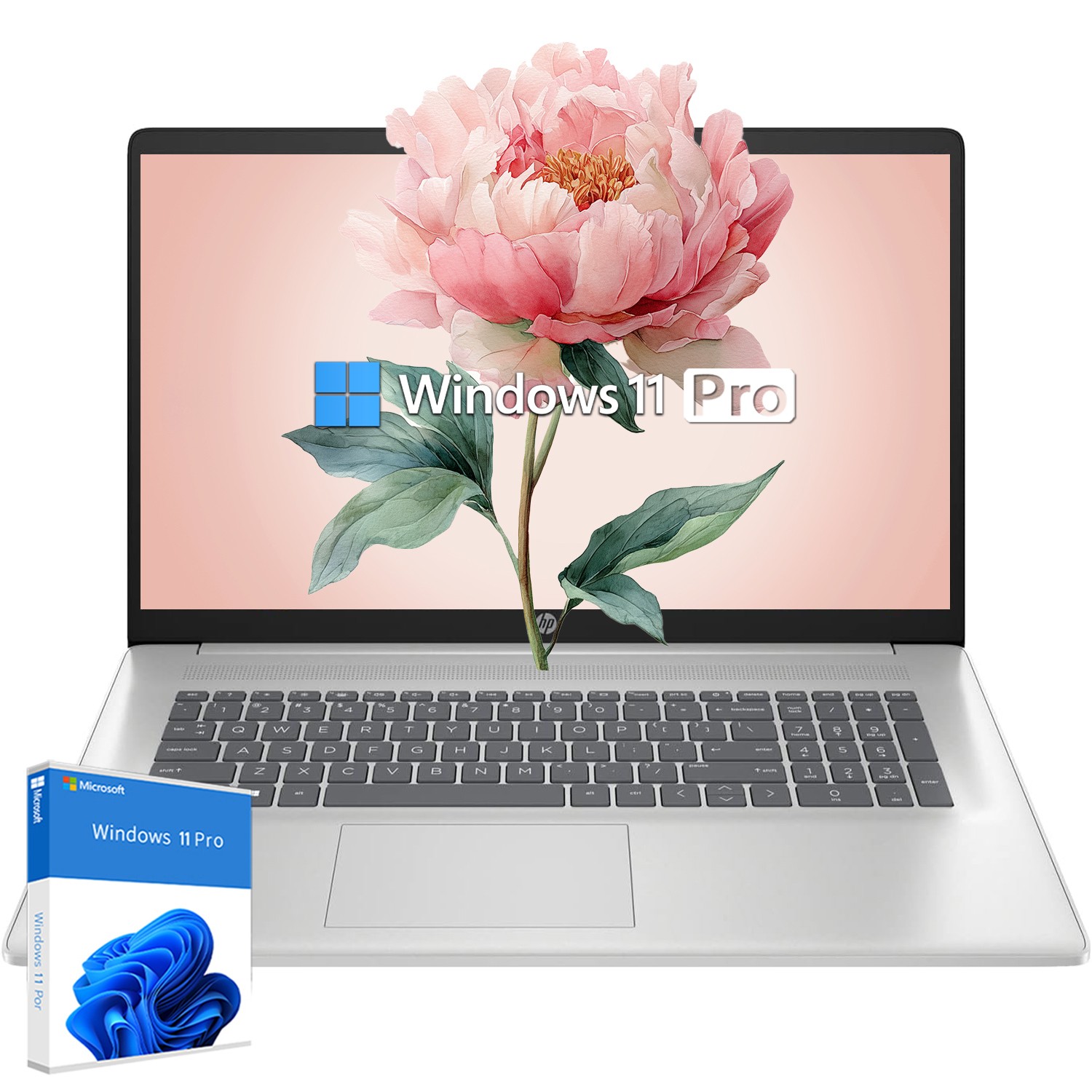HP 17.3″ Laptop computer Win11Pro 2.7 GHz~4.3 GHz Ryzen 5-7430U 16GB 2TB SSD