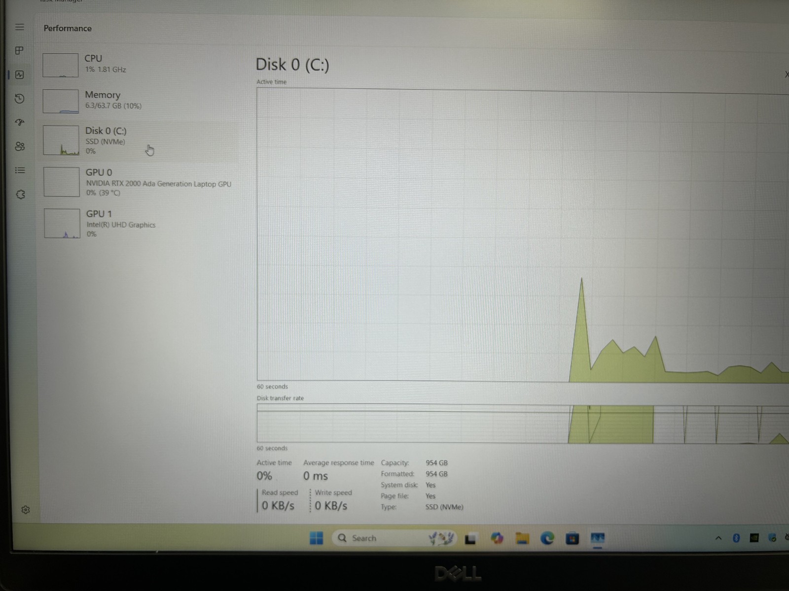Laptop Dell Precision 7680 16″ Core i7-13850HX 64GB RAM 1TB SSD RTX 2000 Win 11