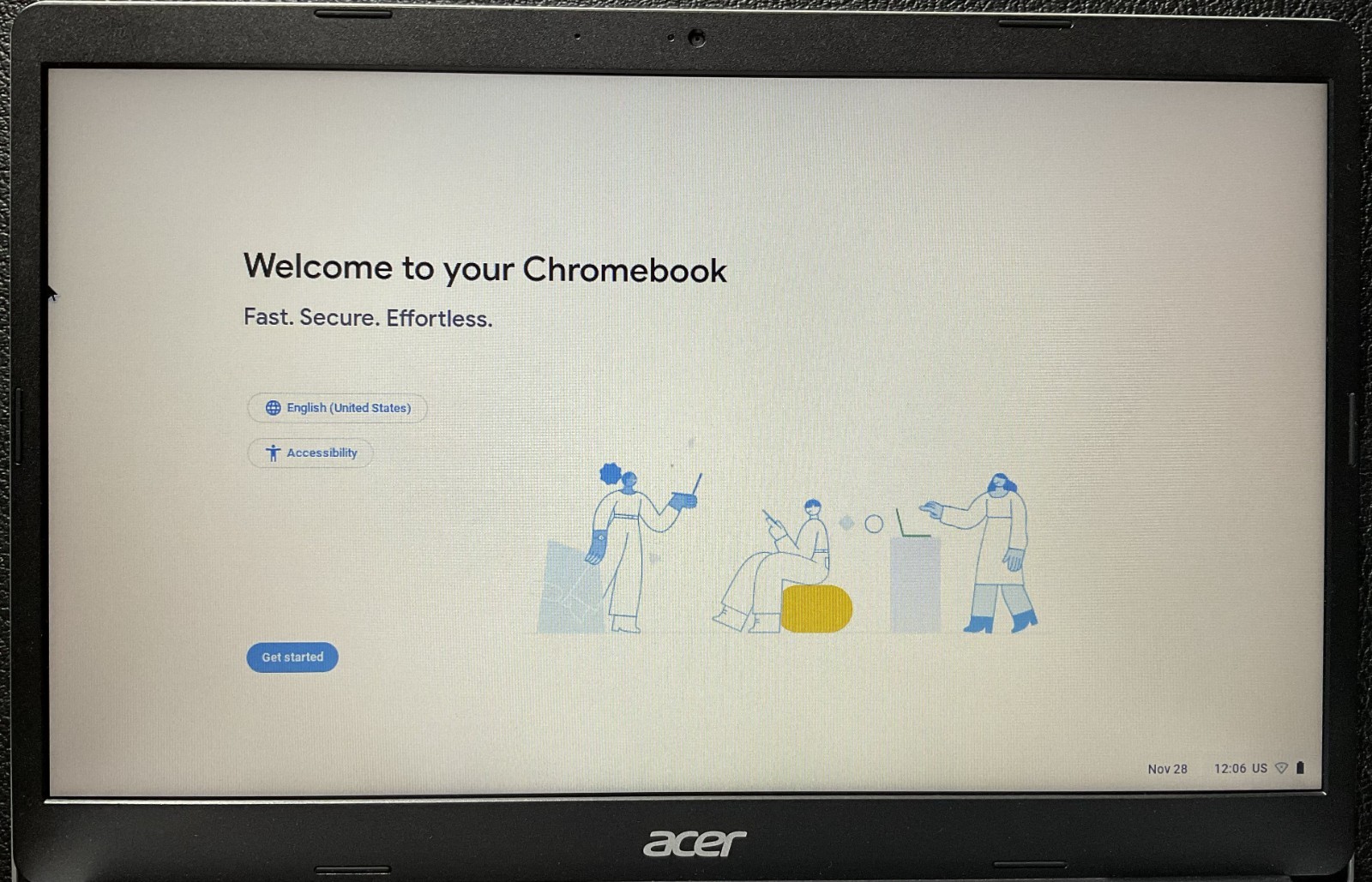 chromebook cb315-3h series in good condition comes without charger
