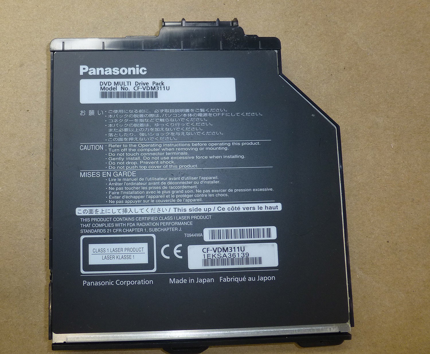 Panasonic DVD Super MULTI Drive CF-VDM311U – DVD±RW/DVD-RAM for CF-31 MK1/MK2