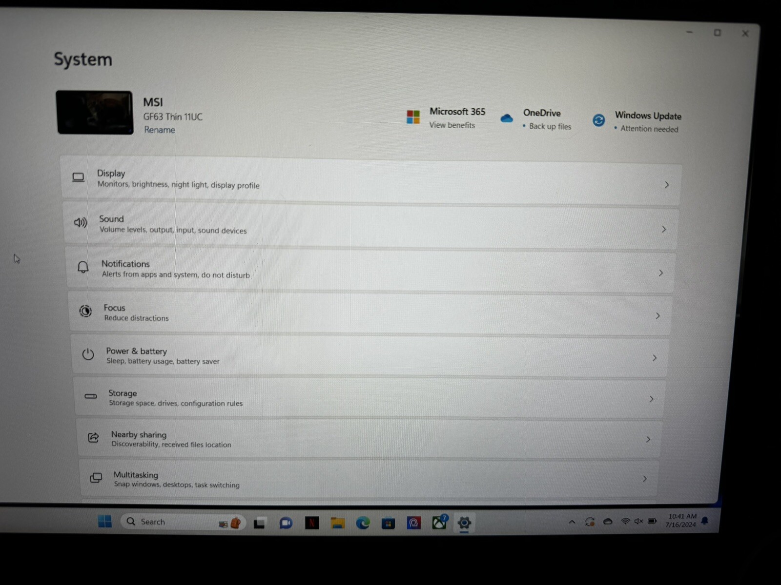 MSI Thin GF63 15.6″ (512GB SSD, Intel Core i5-12450H, 1.30GHz, 16GB RAM, NVIDIA