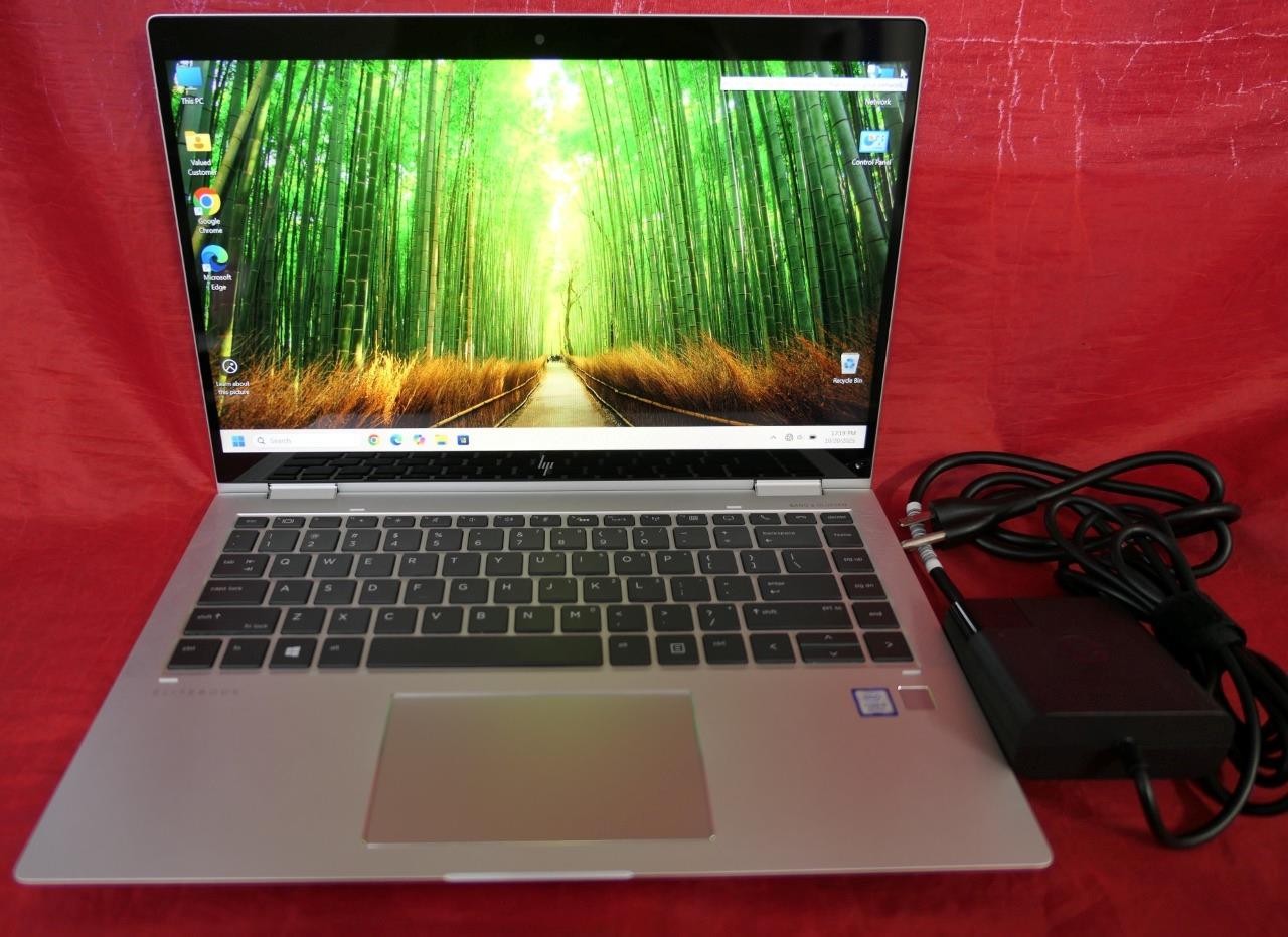 HP EliteBook X360 1040 G6 14″ Touchscreen 256GB NVME 16GB Ram Win 11 Pro i5