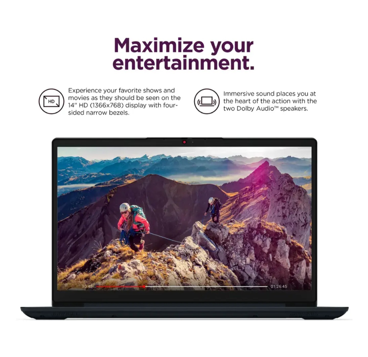 Lenovo IdeaPad 1 14″ HD Laptop, Intel Celeron N4020, 4GB Memory, 128GB eMMC NEW!