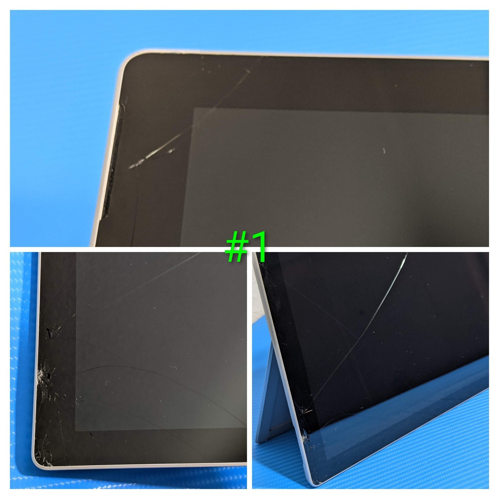 LOT of 2 MS Surface Pro 1796 12.3″2736×1824 TOUCH i7-7 2.5GHz 16GB 512GB SSD 11P